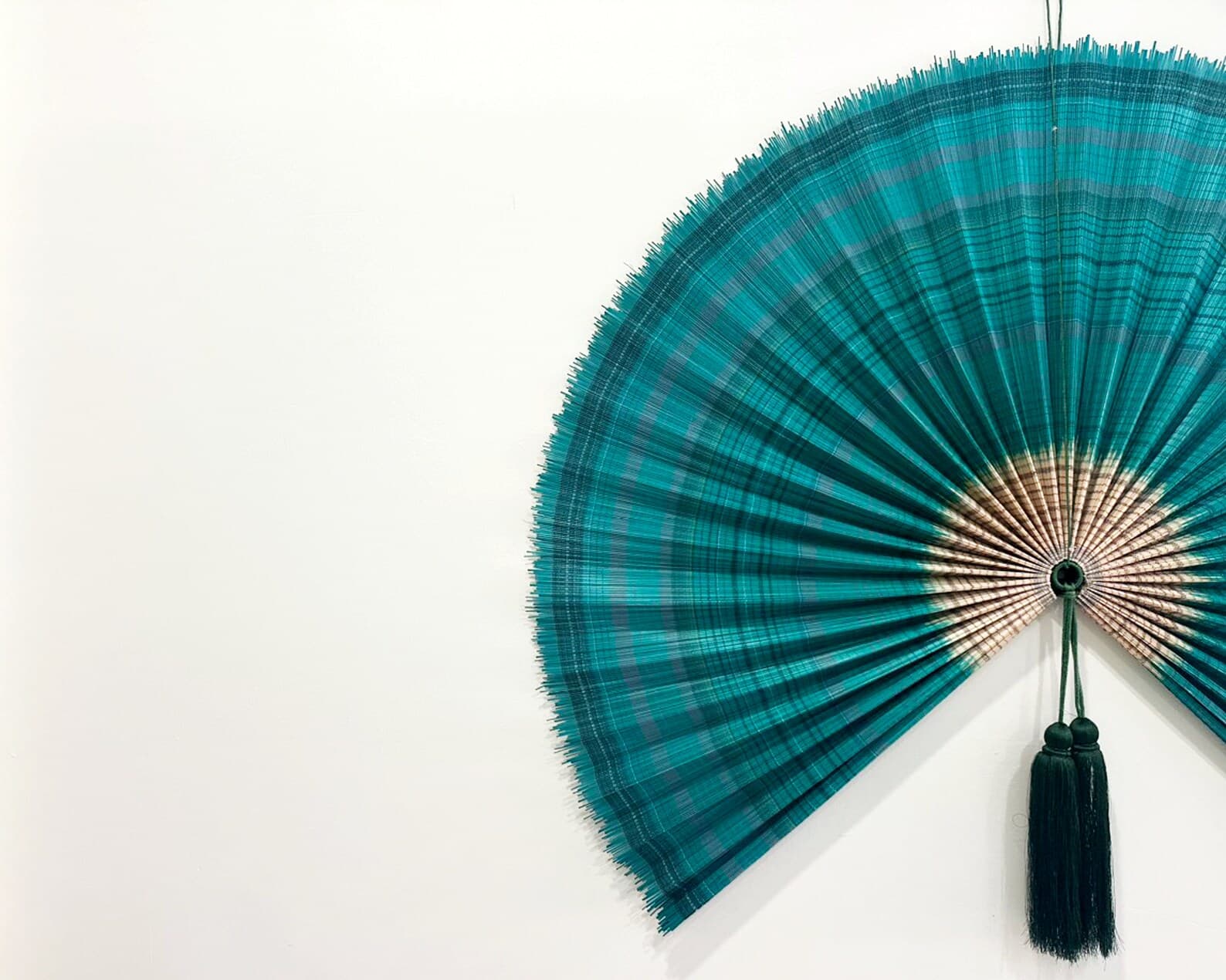Wall Fan Decor, Bamboo Decorative Fans, Handcrafted Bamboo Fan, Boho Bamboo Wall Decor, Artisan Bamboo Fan Decor, Bamboo Fan ( Style Fan 99) 6