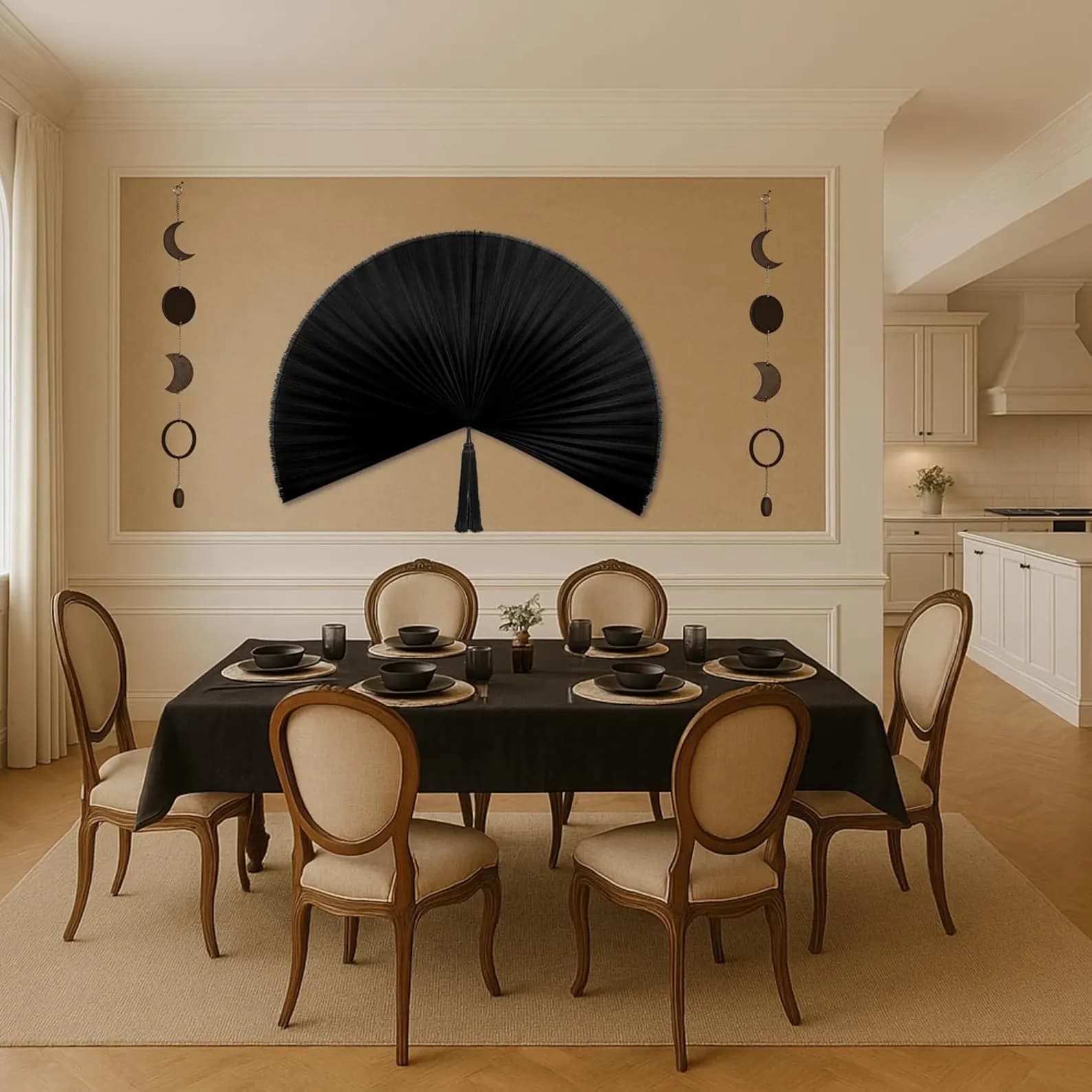 Bamboo Fan Wall Decor, 6