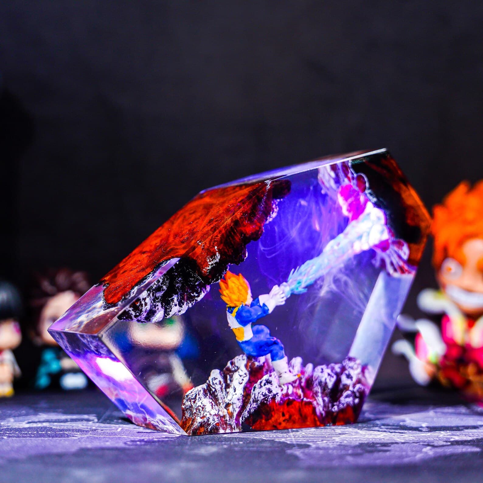 Super anime resin night light, anime resin lamp, Anime Characters Figure, valentine gift ideas for him, unique valentine gift 13