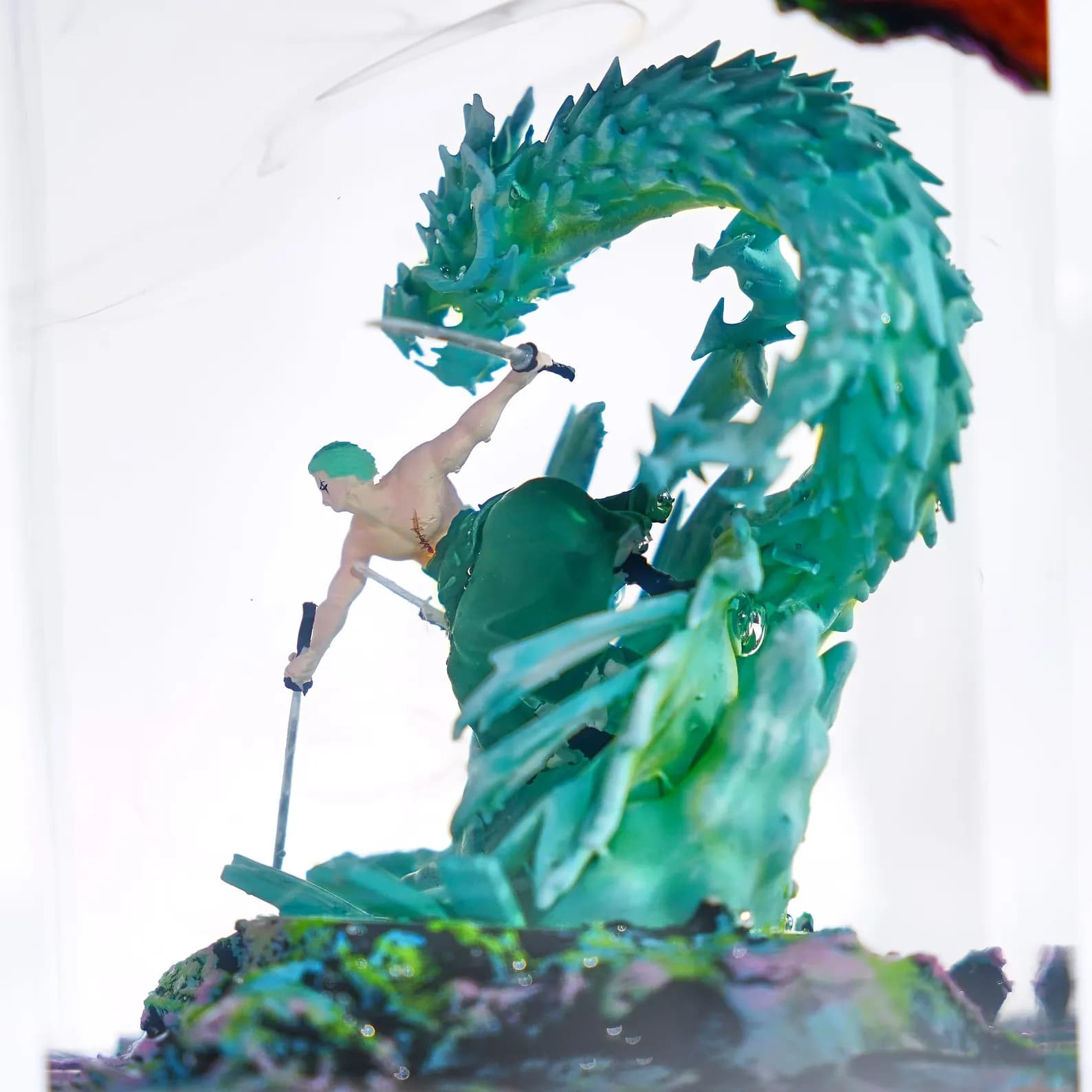 Z.or.o Dragon Lamp, Onepi.ec/e diorama wood resin lamp, G.e.ar 5 Inspired, Gift For kid, gift for him, Valentine Gift Idea, Gift For Otaku 5