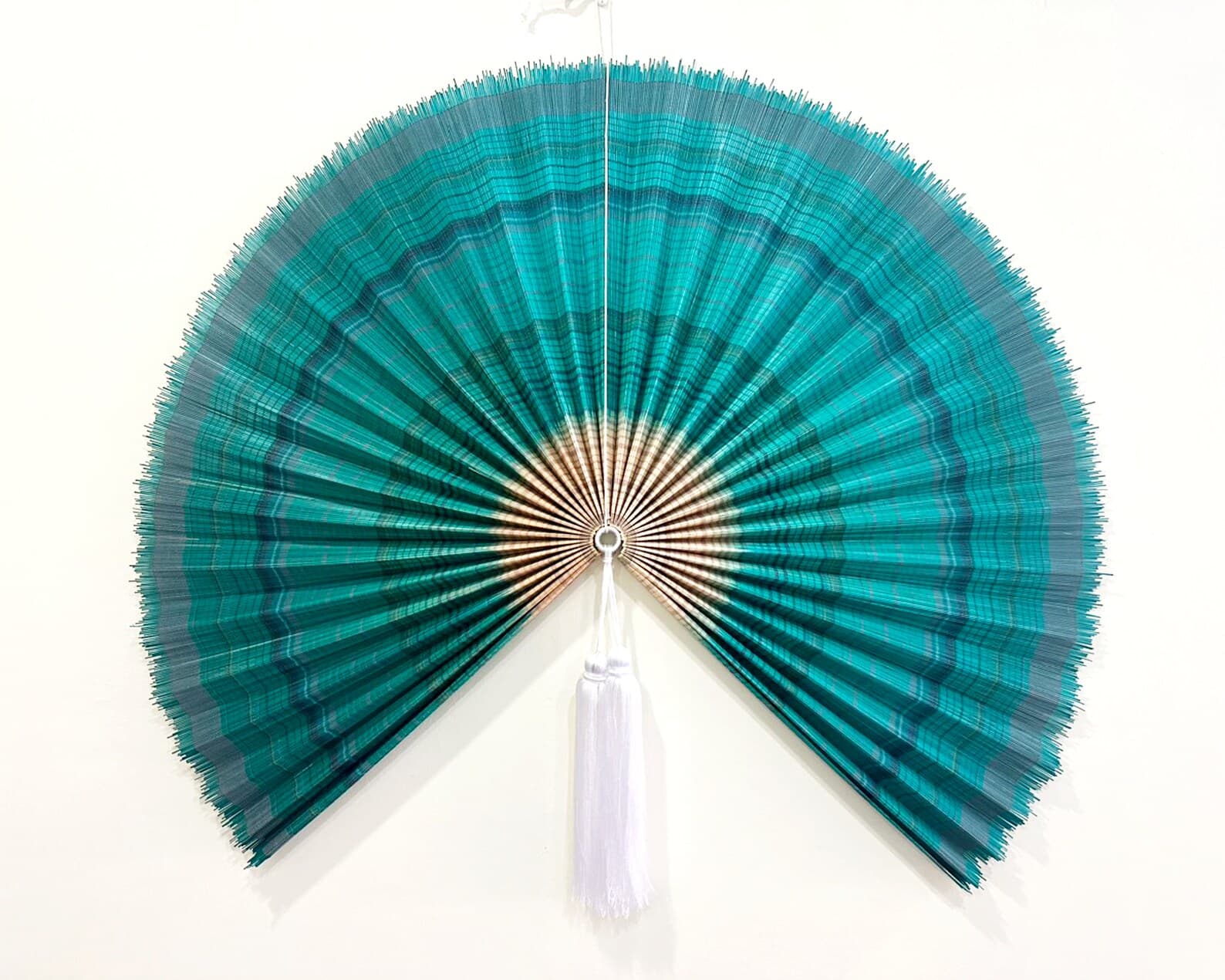 Wall Fan Decor, Bamboo Decorative Fans, Handcrafted Bamboo Fan, Boho Bamboo Wall Decor, Artisan Bamboo Fan Decor, Bamboo Fan ( Style Fan 97) 5