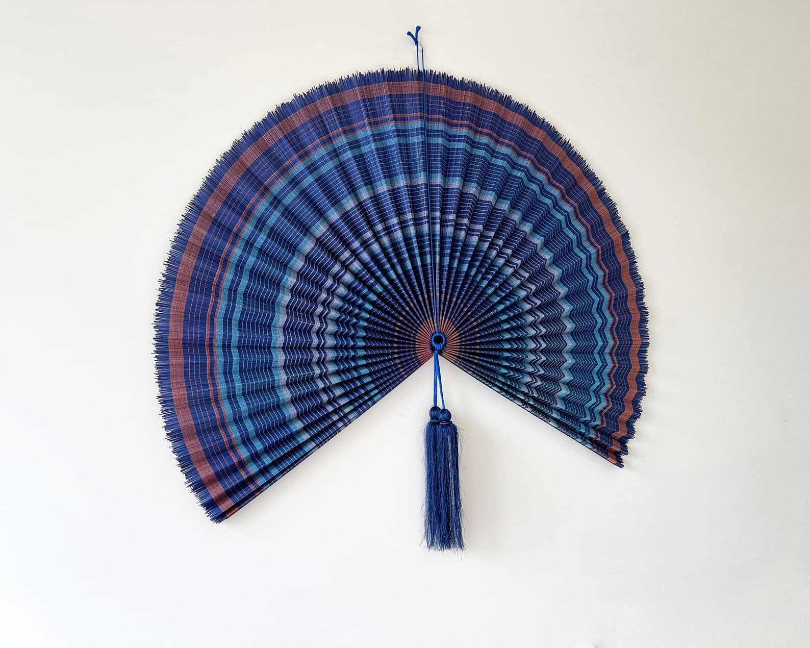 Wall Fan Decor, Bamboo Decorative Fans, Handcrafted Bamboo Fan, Boho Bamboo Wall Decor, Artisan Bamboo Fan Decor, Bamboo Fan ( Style Fan 41) 3