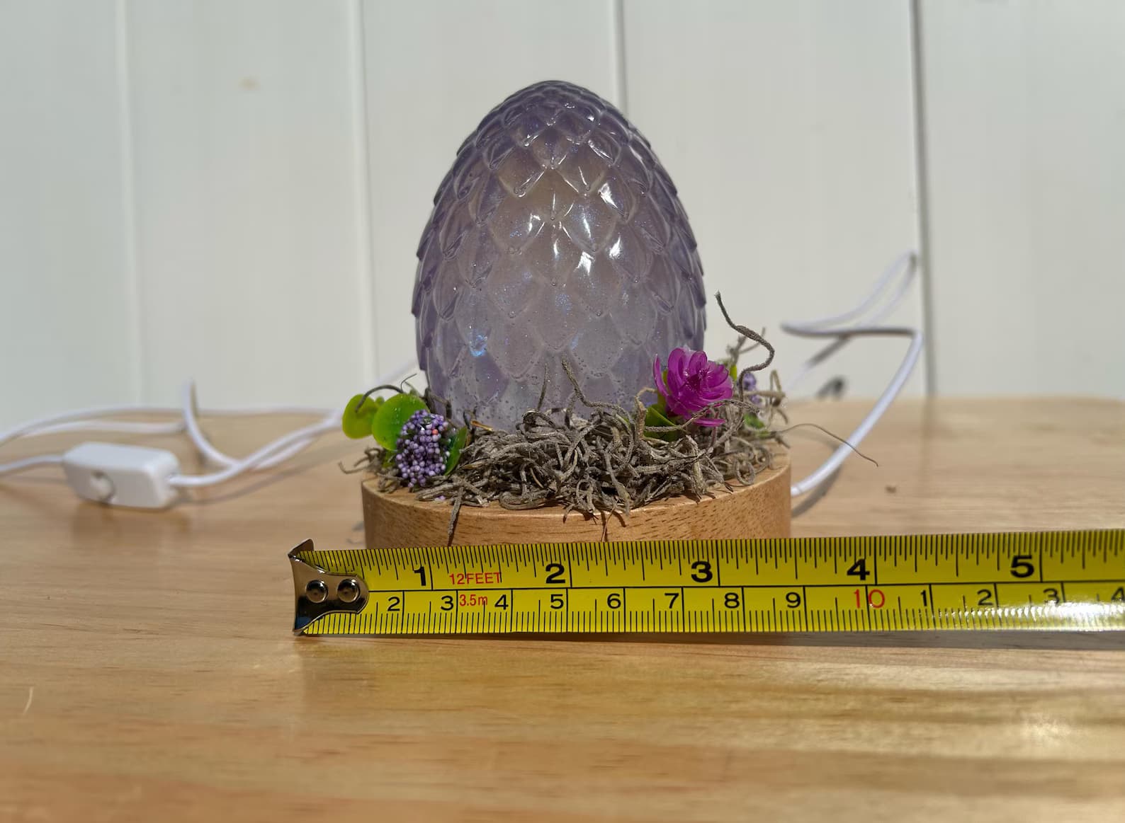 Dragon Egg Lamp, Light up Dragon Egg, Dragon, Dragon Egg, Resin, Resin Dragon Egg, Nursery Decor, Baby Shower Gift, Enchanted Light 9