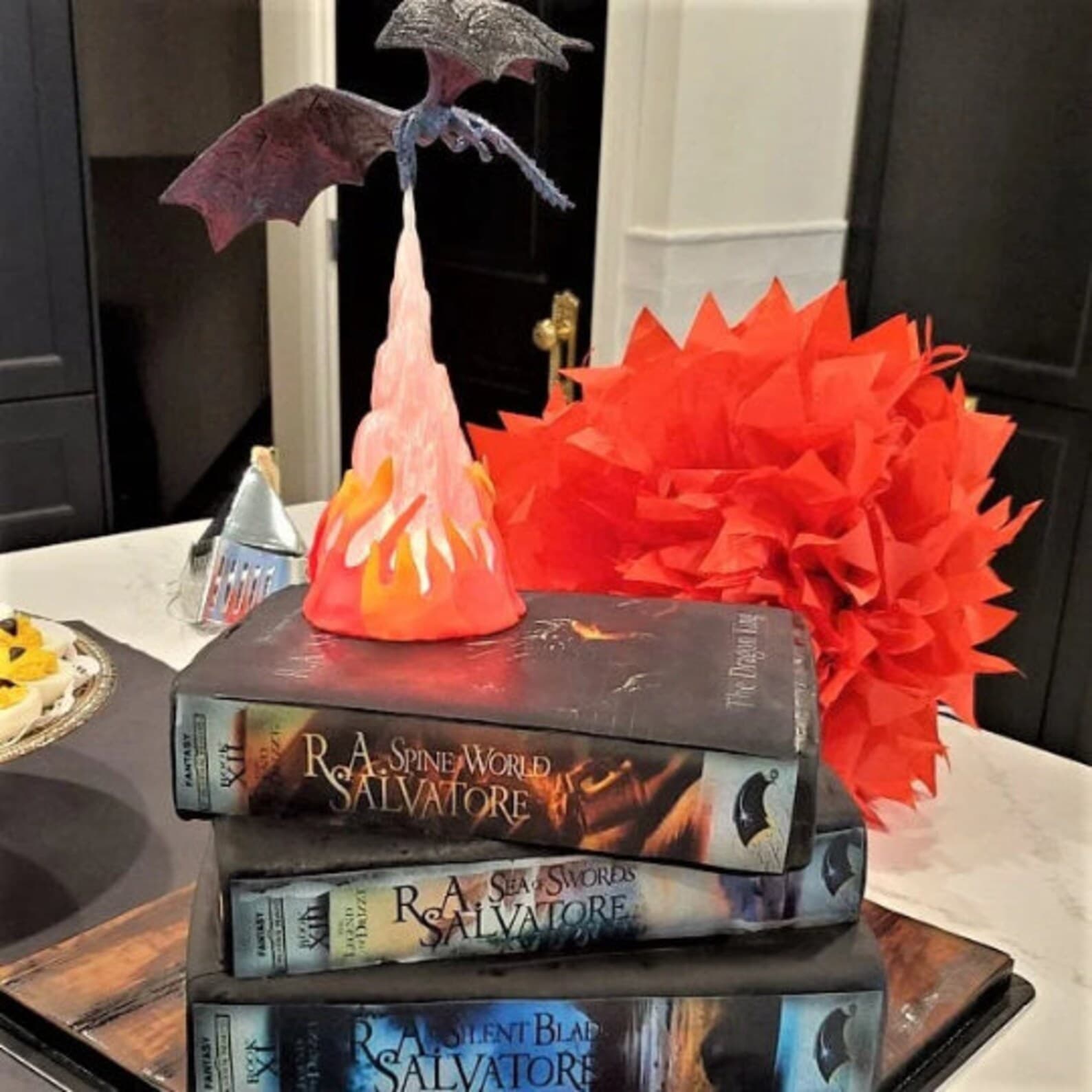 Color Changing Fire Breathing Dragon Lamp 10