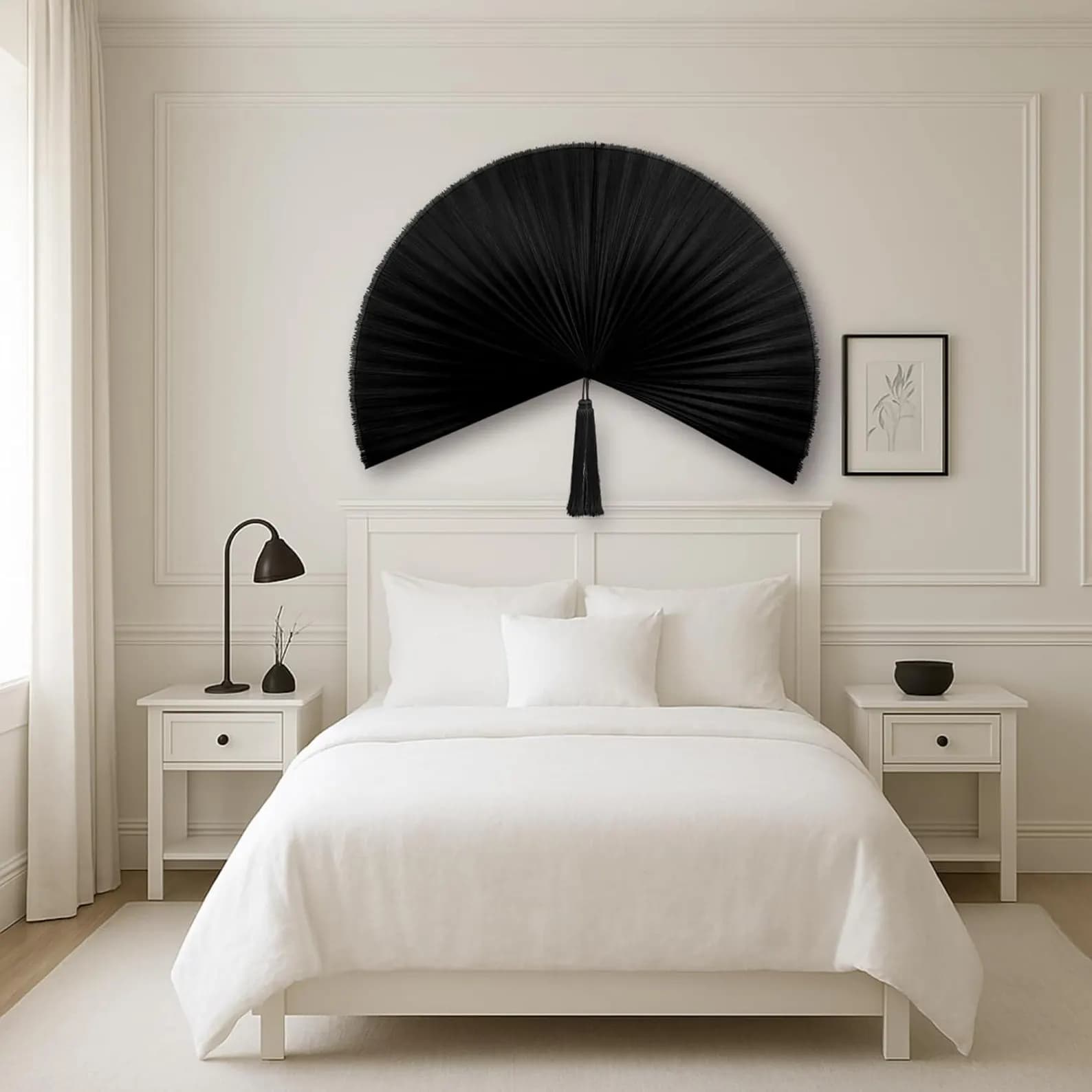 Bamboo Fan Wall Decor, 5