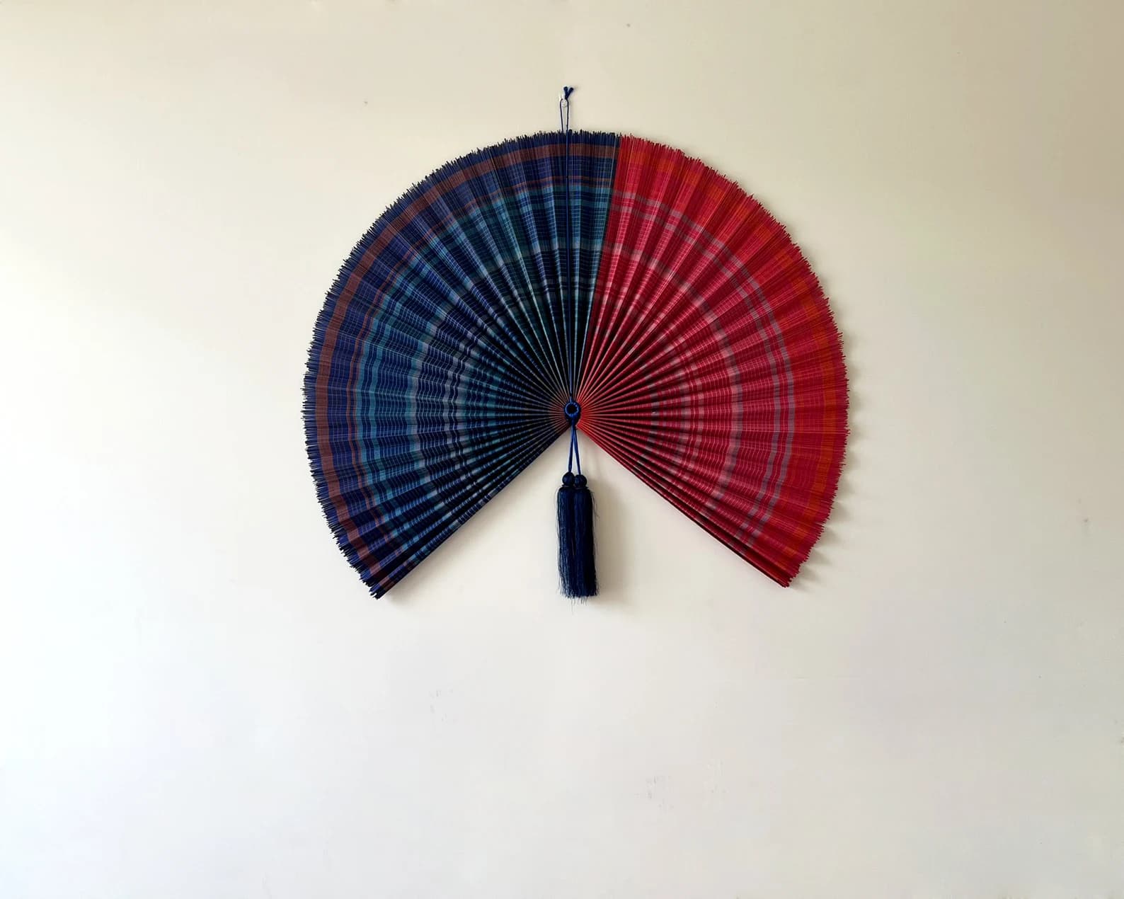 Wall Fan Decor, Bamboo Decorative Fans, Handcrafted Bamboo Fan, Boho Bamboo Wall Decor, Artisan Bamboo Fan Decor, Bamboo Fan ( Style Fan 49) 5