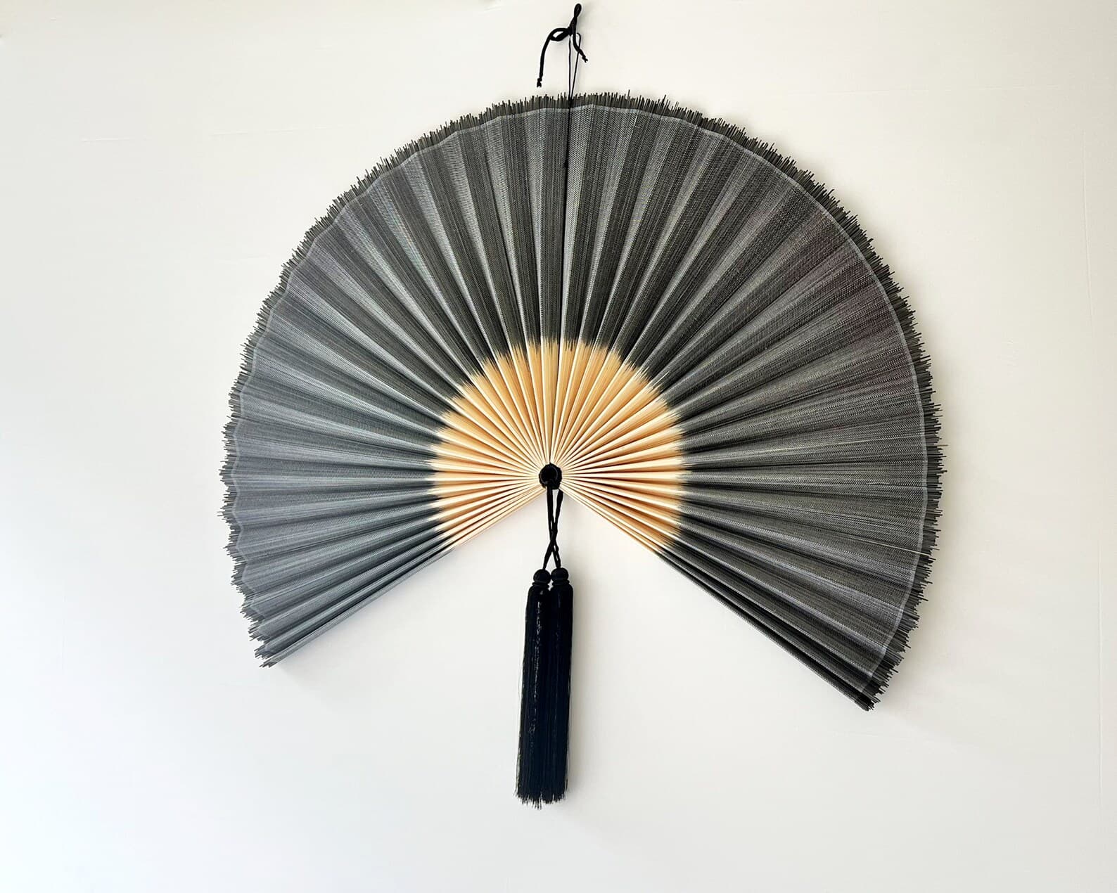 Wall Fan Decor, Bamboo Decorative Fans, Handcrafted Bamboo Fan, Boho Bamboo Wall Decor, Artisan Bamboo Fan Decor, Bamboo Fan ( Style Fan 05) 4