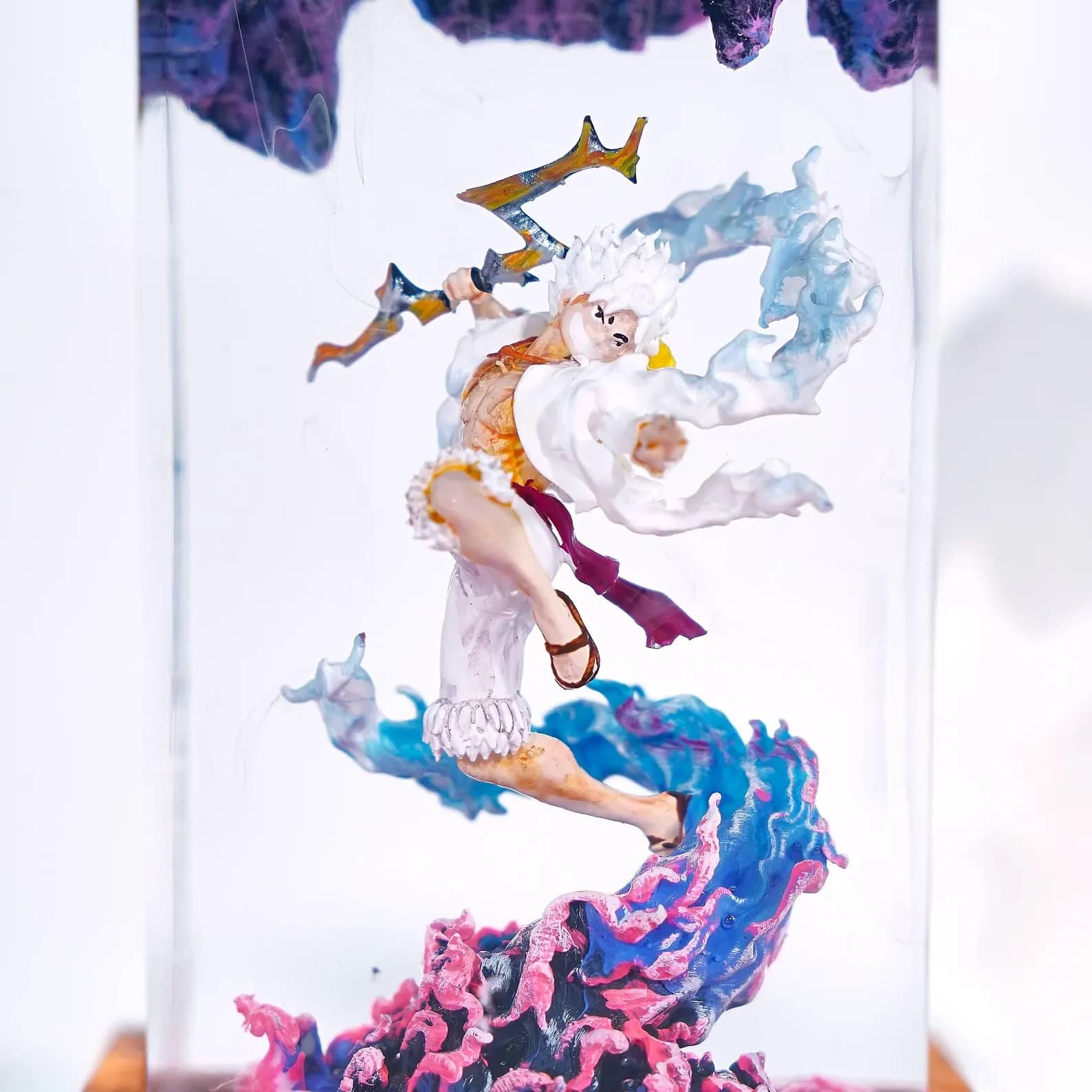 Z.or.o Dragon Lamp, Onepi.ec/e diorama wood resin lamp, G.e.ar 5 Inspired, Gift For kid, gift for him, Valentine Gift Idea, Gift For Otaku 10