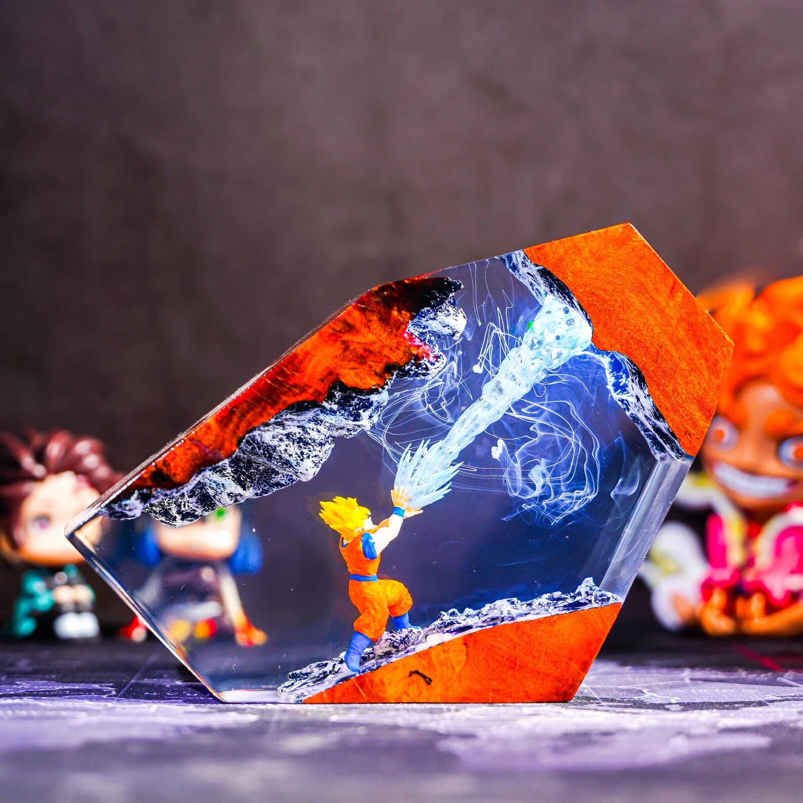 Super anime resin night light, anime resin lamp, Anime Characters Figure, valentine gift ideas for him, unique valentine gift 8