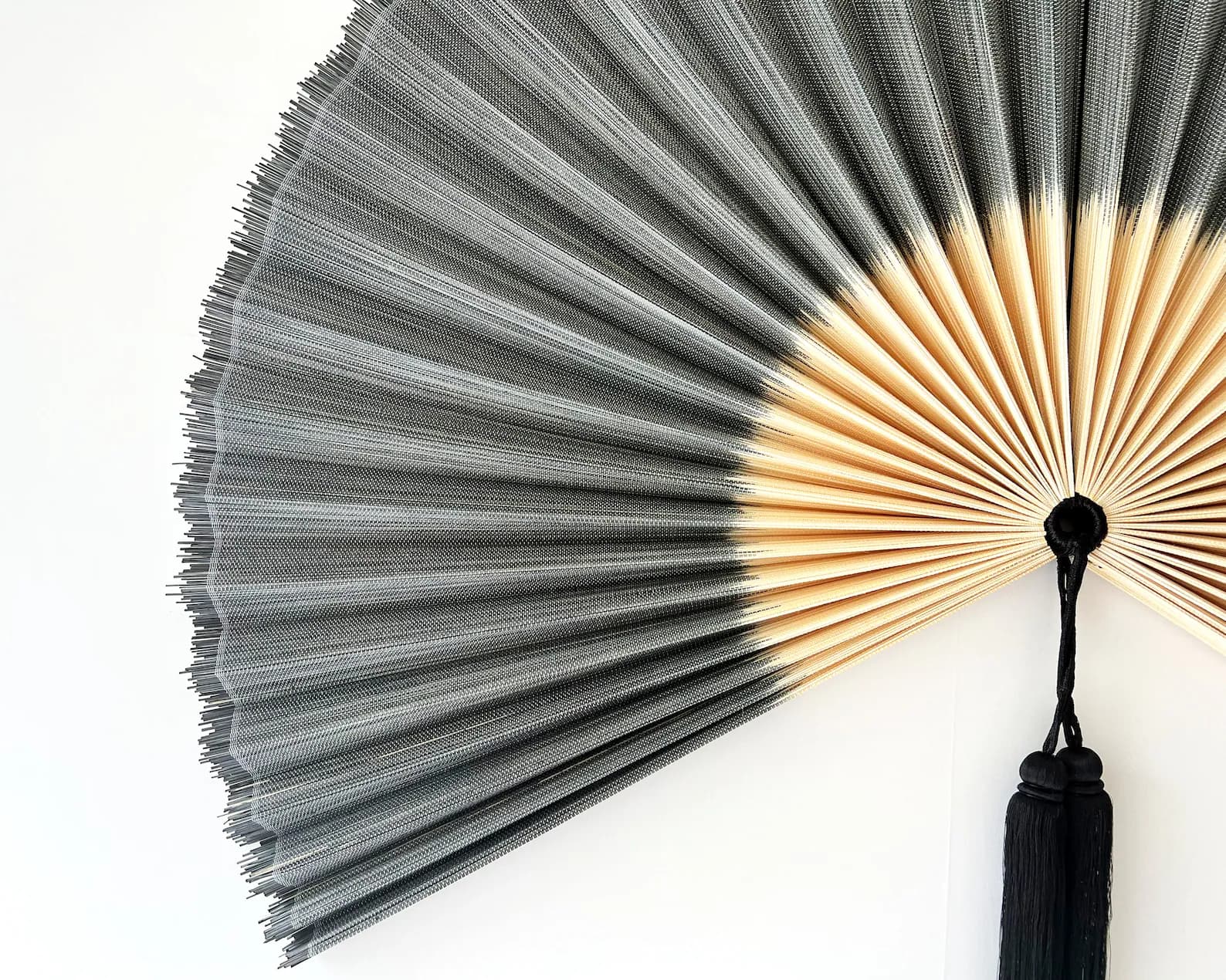 Wall Fan Decor, Bamboo Decorative Fans, Handcrafted Bamboo Fan, Boho Bamboo Wall Decor, Artisan Bamboo Fan Decor, Bamboo Fan ( Style Fan 05) 6