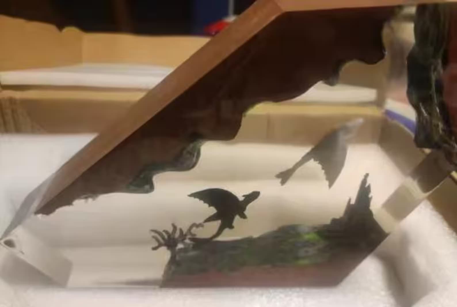 Resin Dragon Table Lamp, Fantasy Art Decor, USB Night Light 5