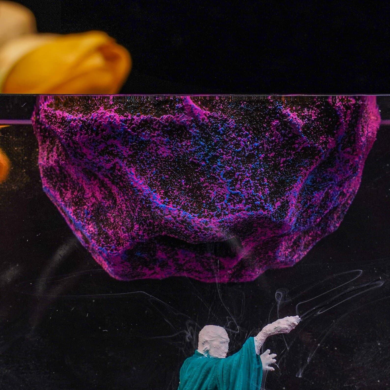 Handmade Room decor Epoxy Lamp,Diorama Power Ring lamp,Resin Night light gift,Gaming Resin Lamp,desk lamp,Desk decor,Unique Gift 11