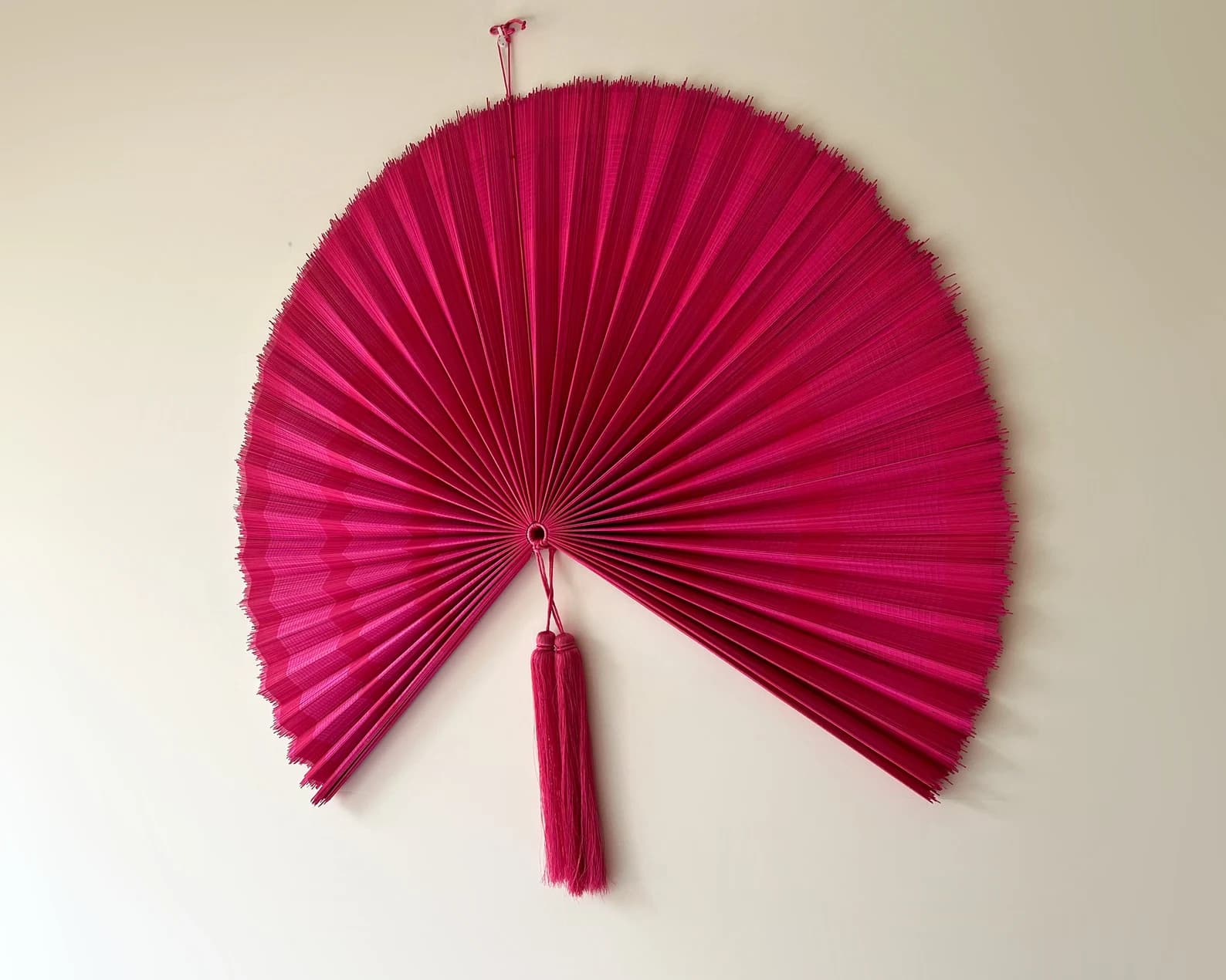 Wall Fan Decor, Bamboo Decorative Fans, Handcrafted Bamboo Fan, Boho Bamboo Wall Decor, Artisan Bamboo Fan Decor, Bamboo Fan ( Style Fan 60) 4