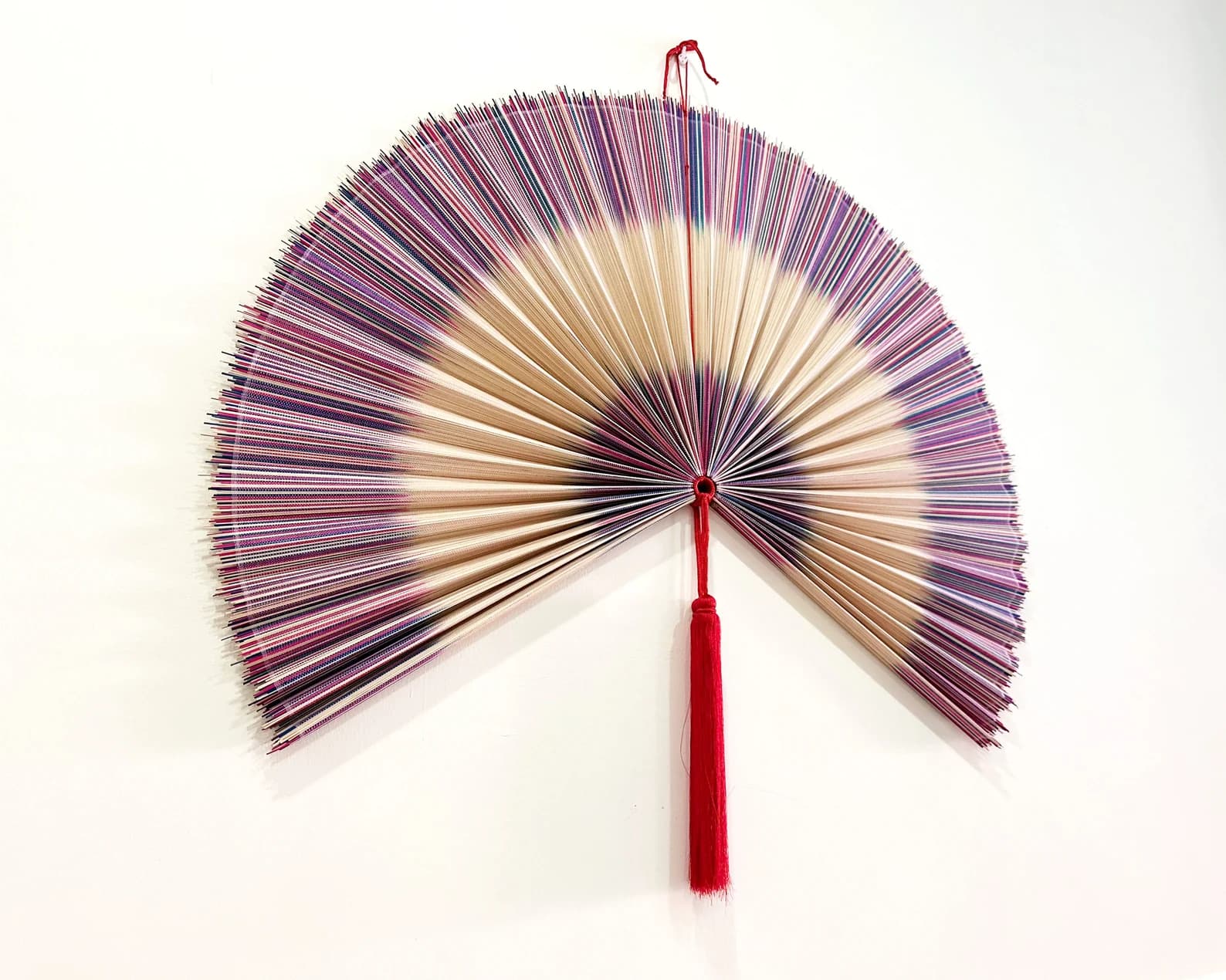 Wall Fan Decor, Bamboo Decorative Fans, Handcrafted Bamboo Fan, Boho Bamboo Wall Decor, Artisan Bamboo Fan Decor, Bamboo Fan ( Style Fan 90) 3