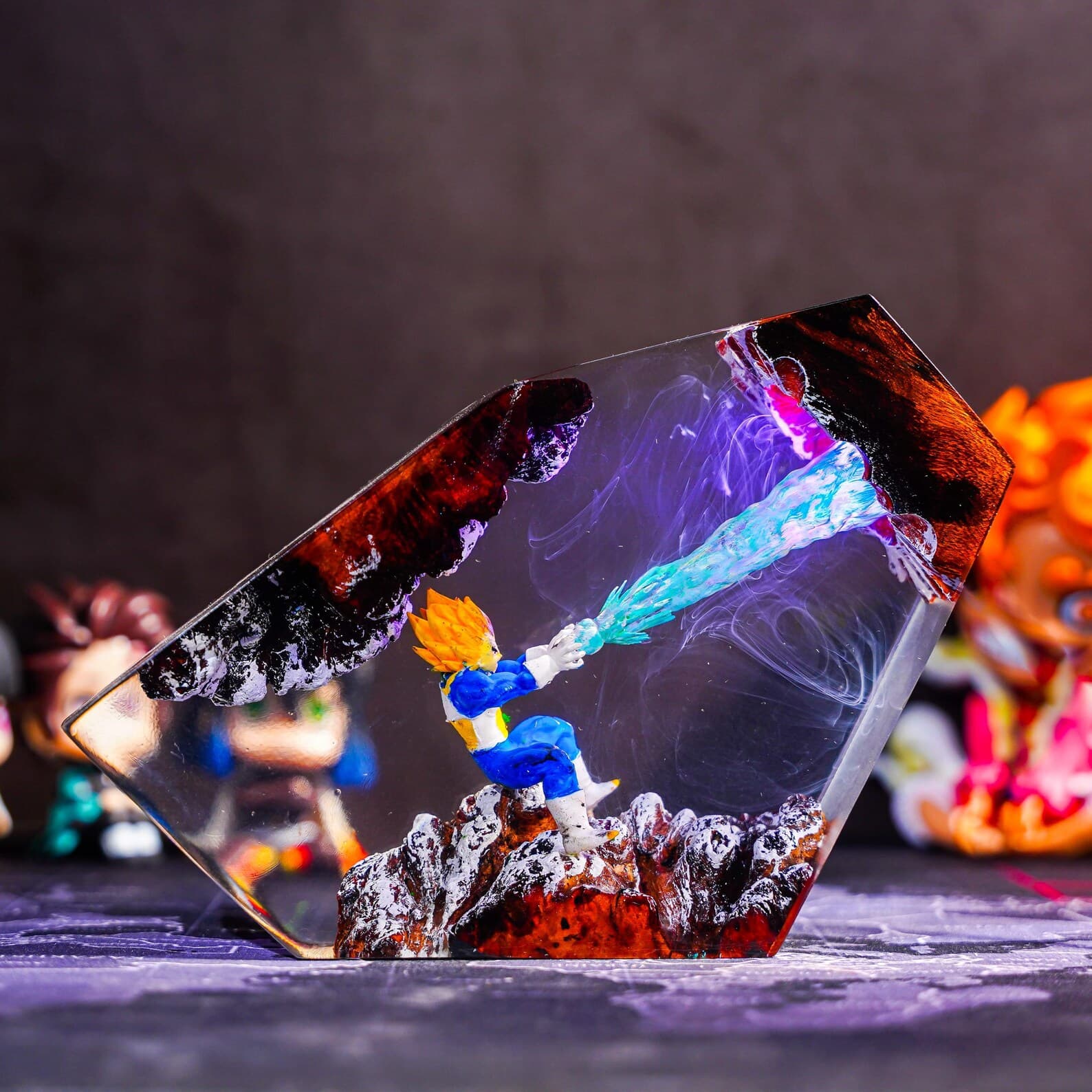 Super anime resin night light, anime resin lamp, Anime Characters Figure, valentine gift ideas for him, unique valentine gift 11