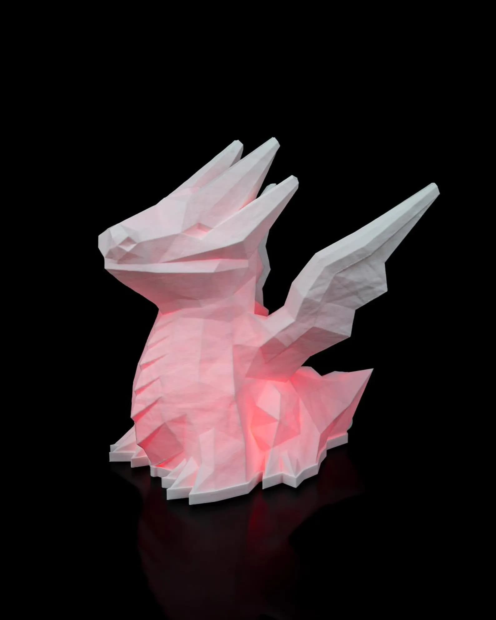 Low-Poly Dragon Lamp – 3D Printed LED Night Light 10