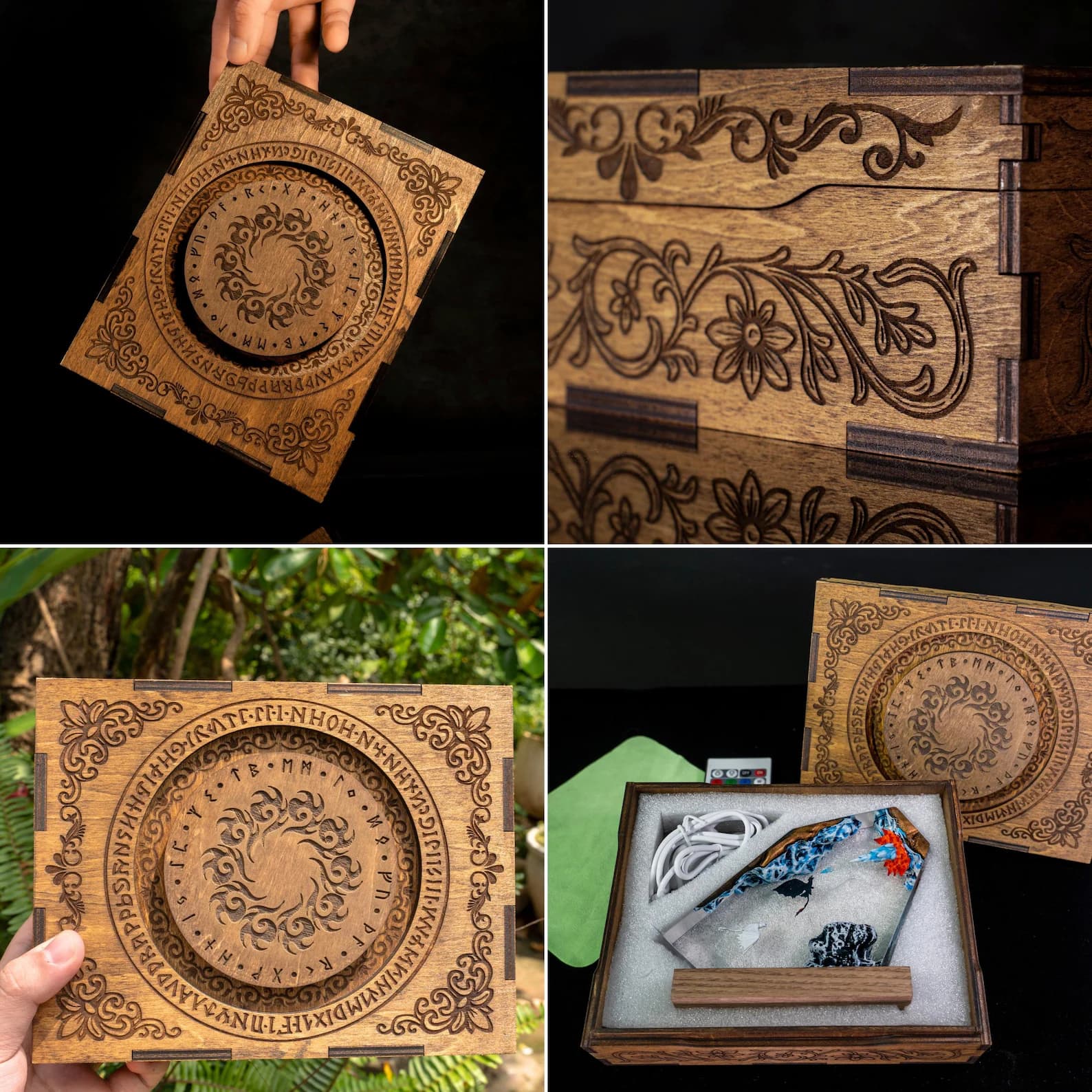 Christmas gift ideas for her: Toothless & Light Fury Resin Lamp, How to train your dragon night lights 10