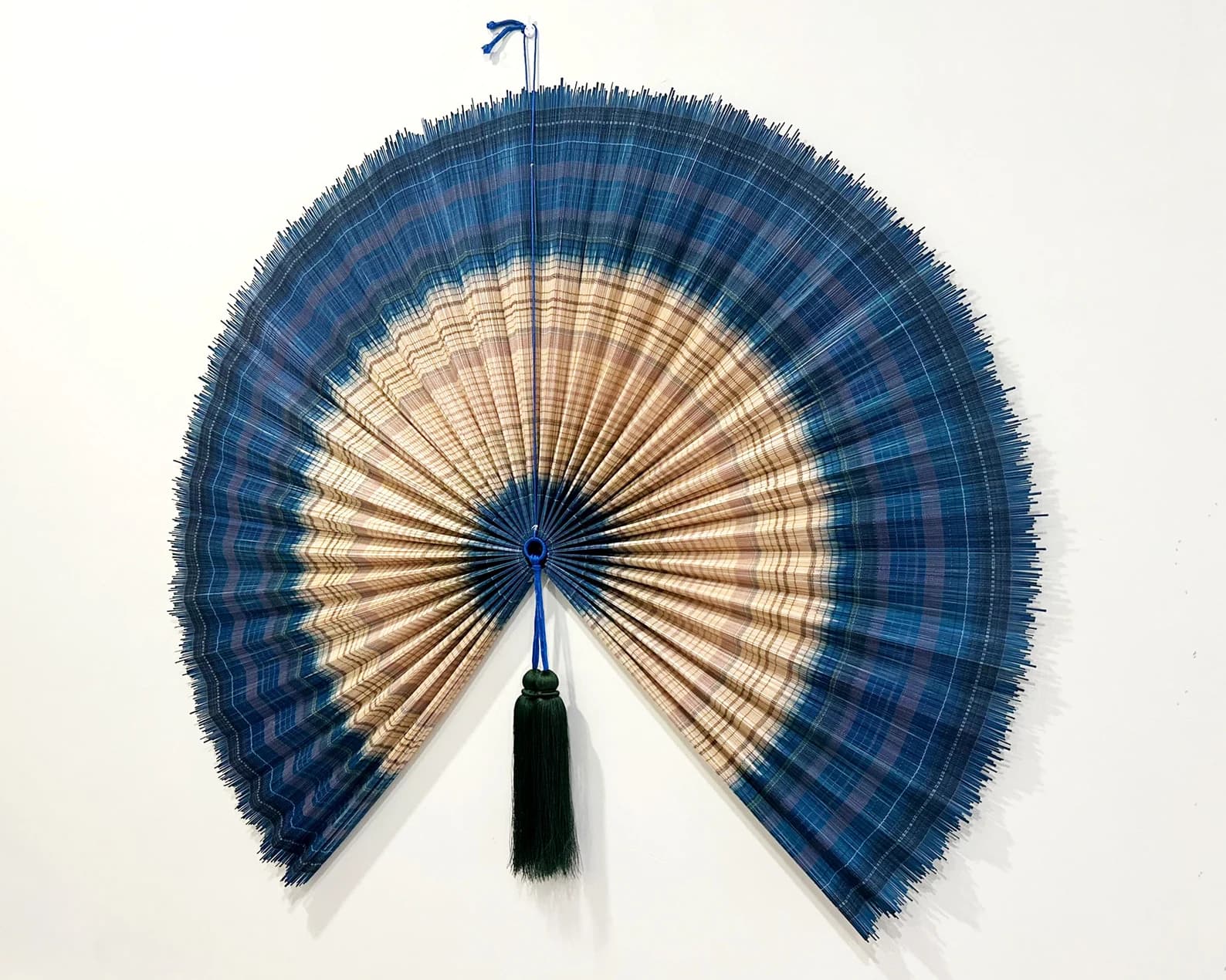 Wall Fan Decor, Bamboo Decorative Fans, Handcrafted Bamboo Fan, Boho Bamboo Wall Decor, Artisan Bamboo Fan Decor, Bamboo Fan ( Style Fan 02) 4