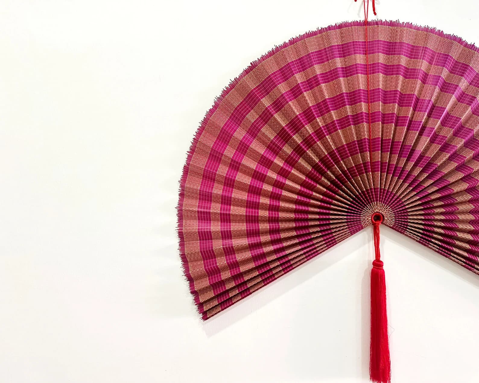 Wall Fan Decor, Bamboo Decorative Fans, Handcrafted Bamboo Fans, Boho Bamboo Wall Decor, Artisan Bamboo Fan Decor, Bamboo Fan ( Style 101 ) 6