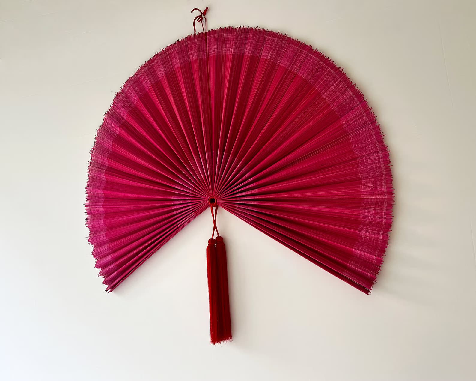 Wall Fan Decor, Bamboo Decorative Fans, Handcrafted Bamboo Fan, Boho Bamboo Wall Decor, Artisan Bamboo Fan Decor, Bamboo Fan ( Style Fan 58) 4