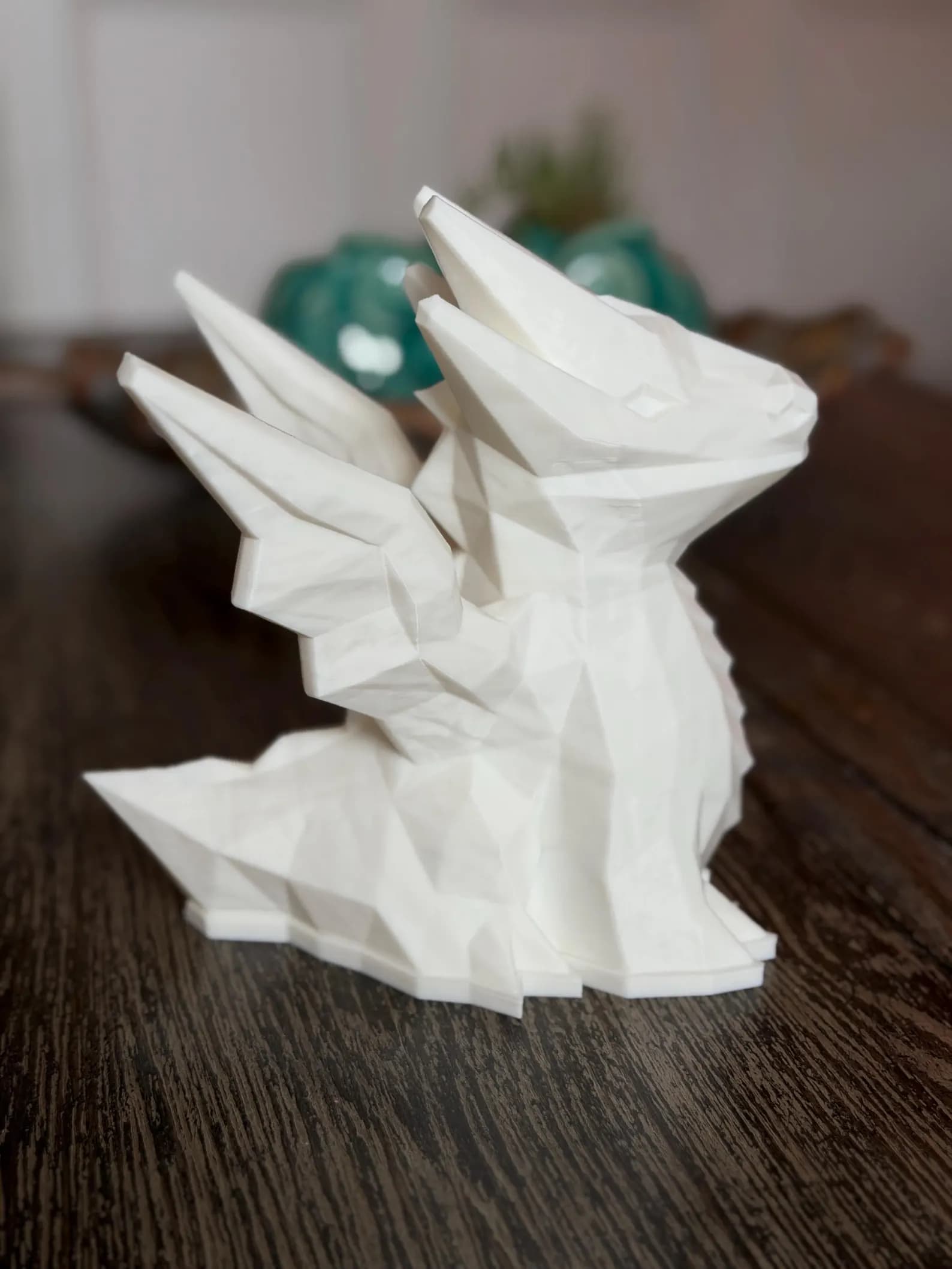 Low-Poly Dragon Lamp – 3D Printed LED Night Light 1