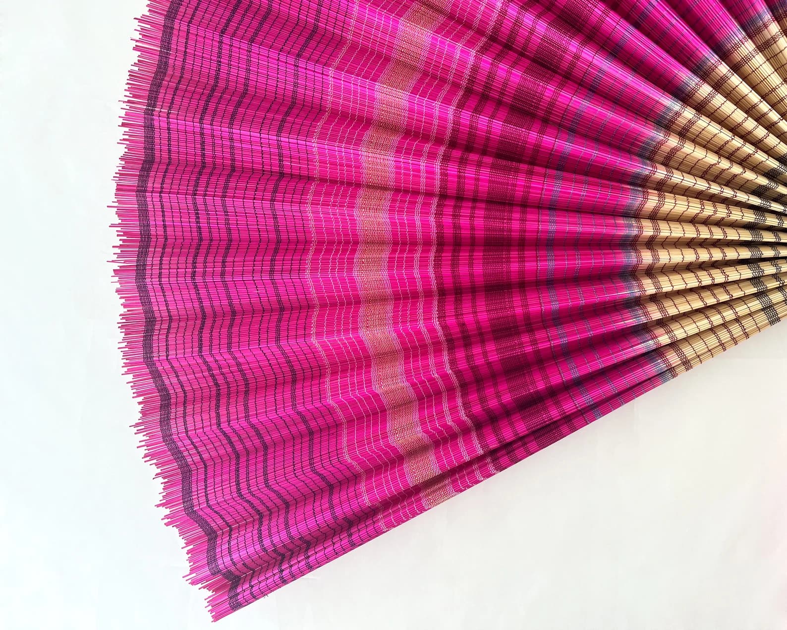 Bamboo Decorative Fans, Handcrafted Bamboo Fan, Boho Bamboo Wall Decor, Artisan Bamboo Fan Decor, Bamboo Fan, Wall Fan Decor ( Style Fan 72) 6