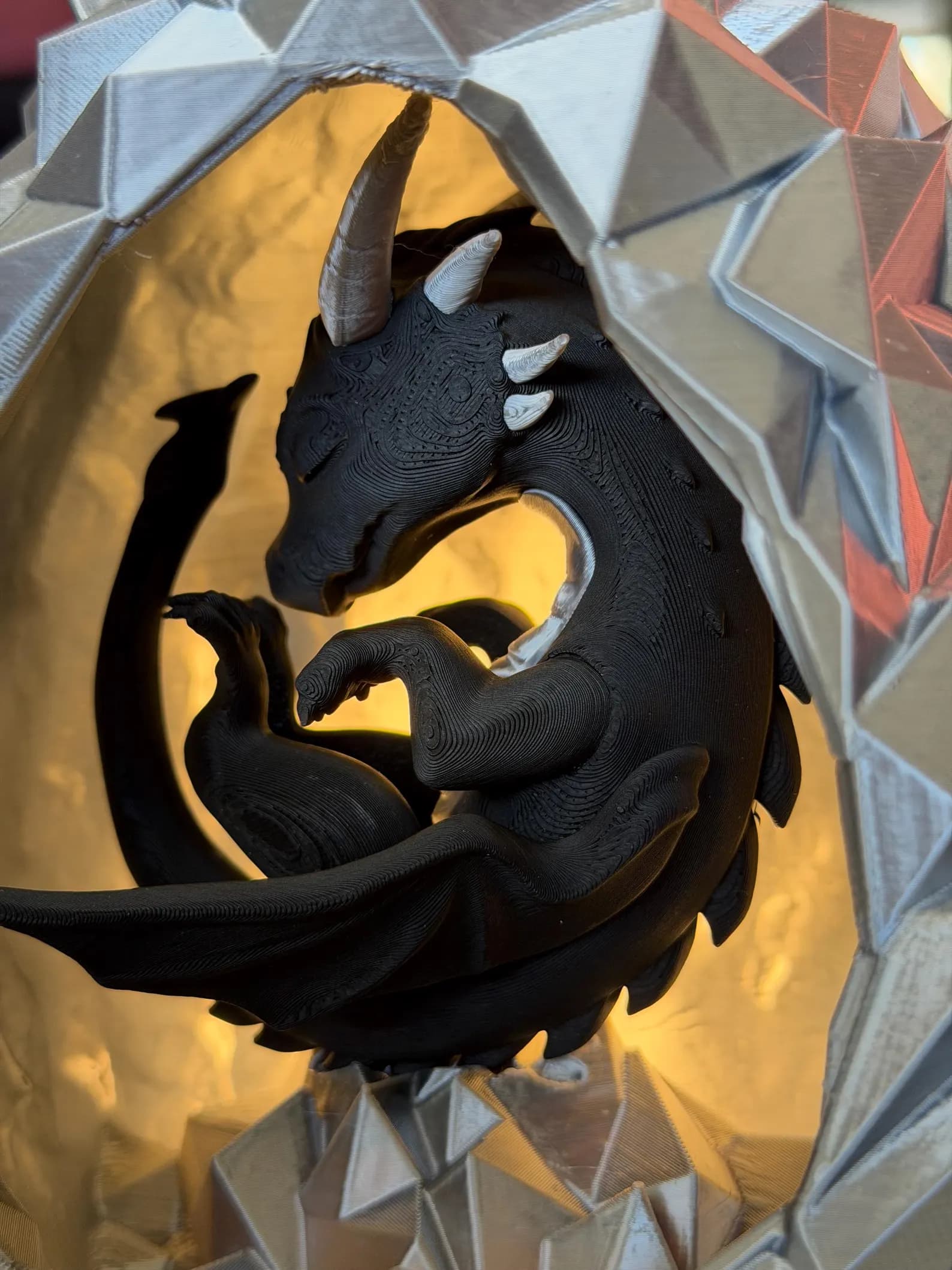 Dragon Egg Lamp – LED Baby Dragon Light for Fantasy Home Decor 6