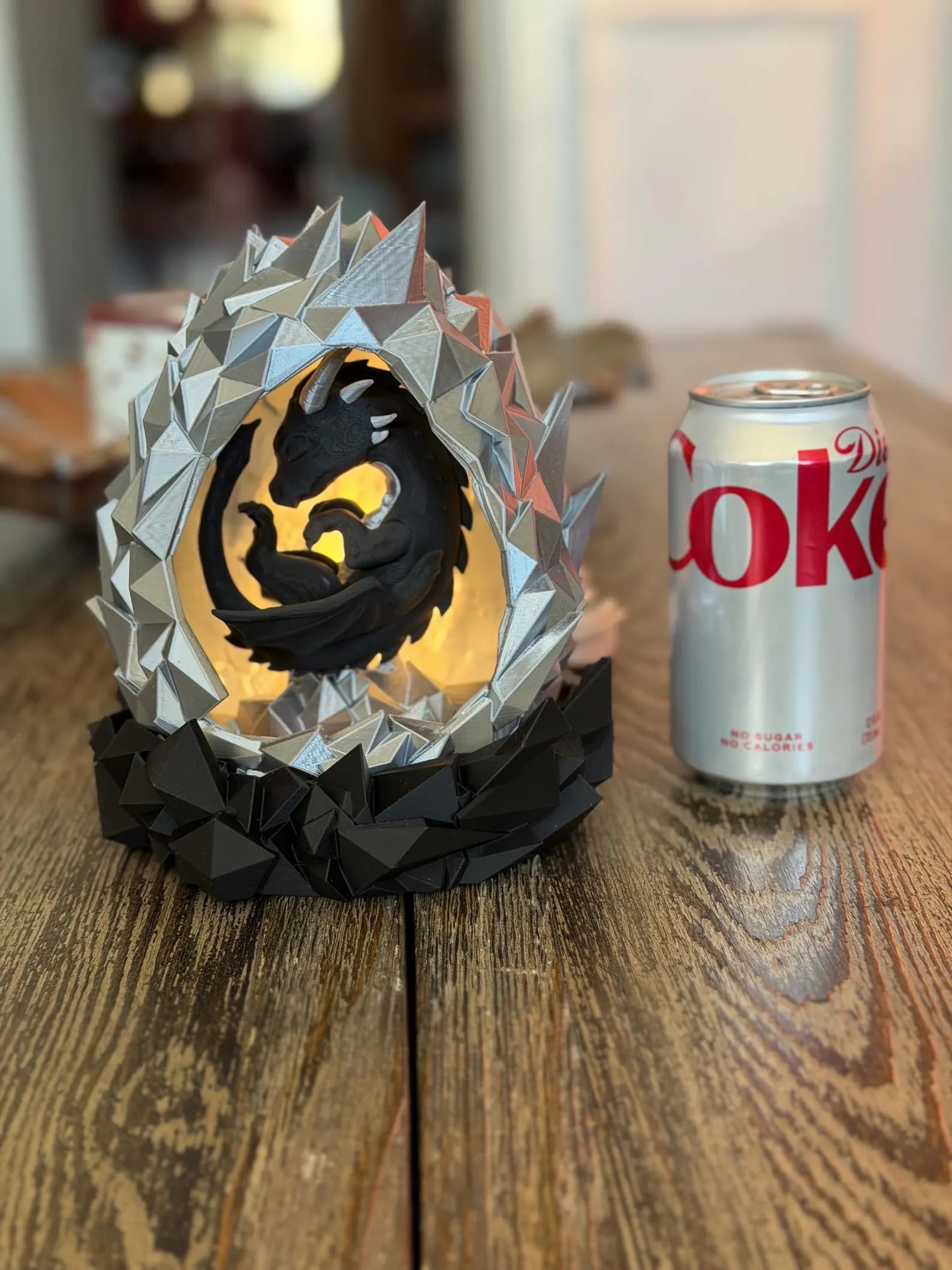 Dragon Egg Lamp – LED Baby Dragon Light for Fantasy Home Decor 4