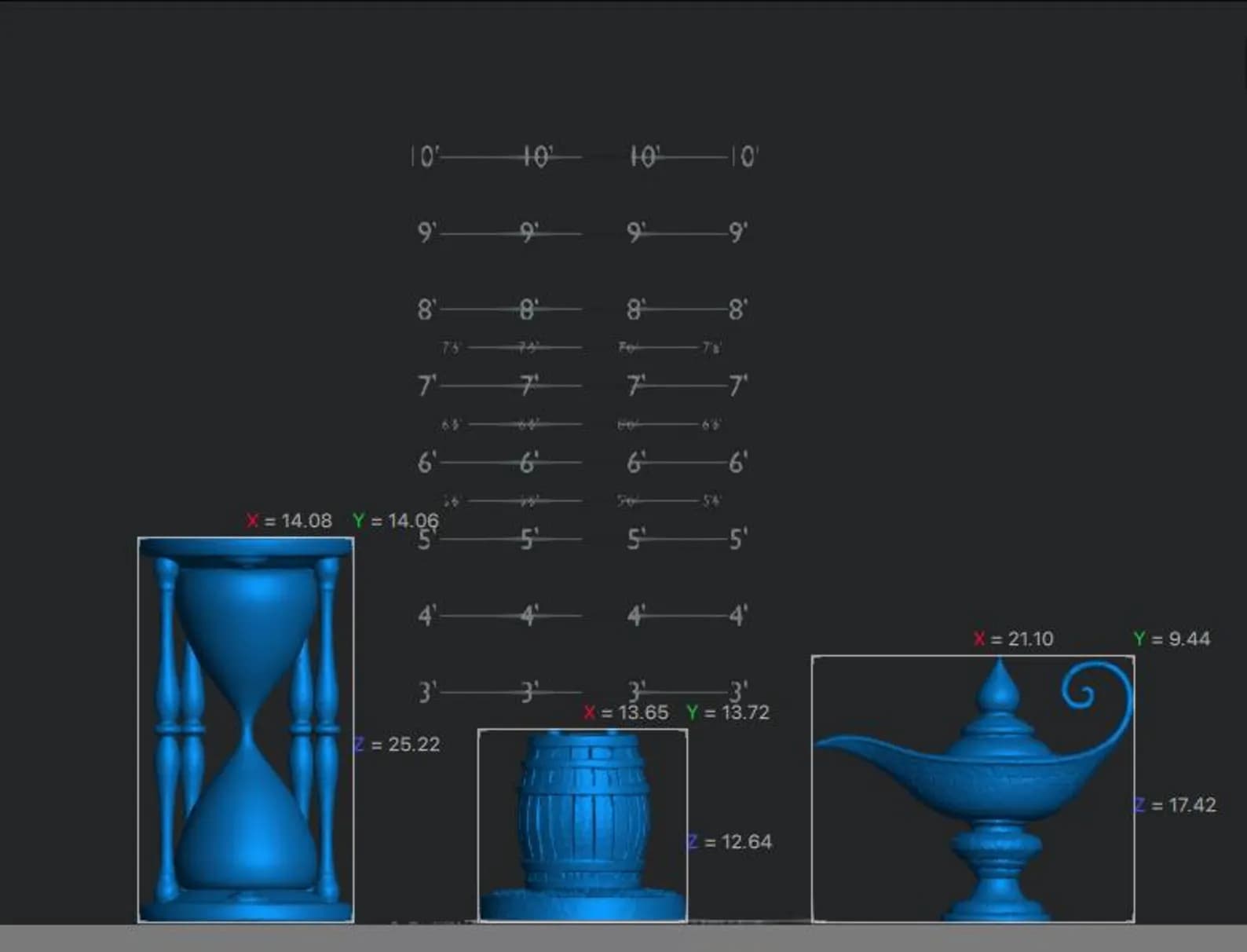 Resin DND Mini Genie Lamp, Hourglass : Custom RPG Miniatures | 9K Quality 7