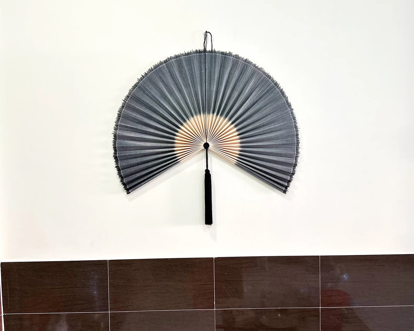 Wall Fan Decor, Bamboo Decorative Fans, Handcrafted Bamboo Fan, Boho Bamboo Wall Decor, Artisan Bamboo Fan Decor, Bamboo Fan ( Style Fan 91) 5