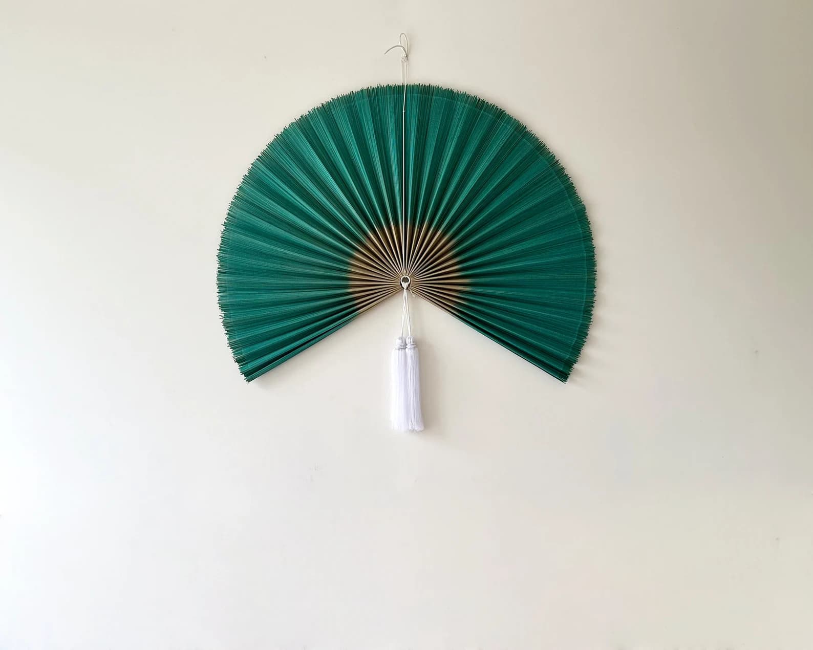 Wall Fan Decor, Bamboo Decorative Fans, Handcrafted Bamboo Fan, Boho Bamboo Wall Decor, Artisan Bamboo Fan Decor, Bamboo Fan ( Style Fan 39) 5