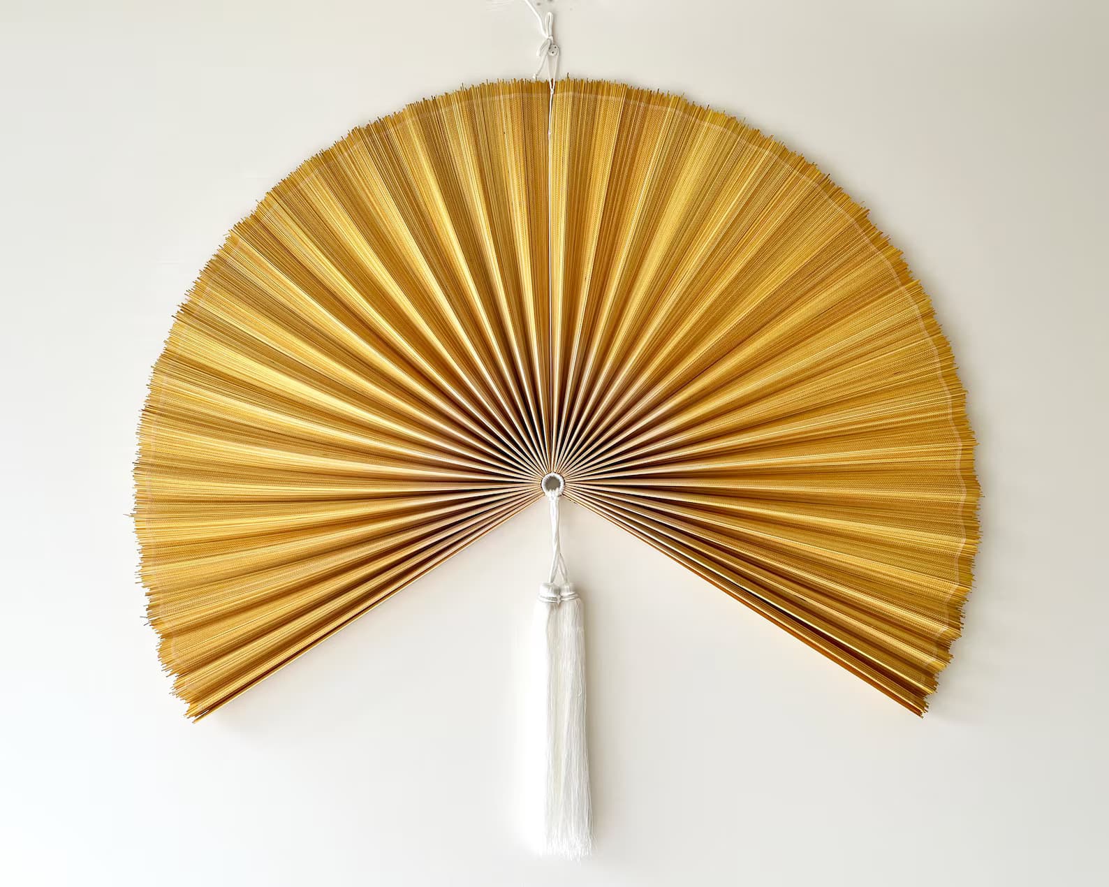 Wall Fan Decor, Bamboo Decorative Fans, Handcrafted Bamboo Fan, Boho Bamboo Wall Decor, Artisan Bamboo Fan Decor, Bamboo Fan ( Style Fan 61) 1