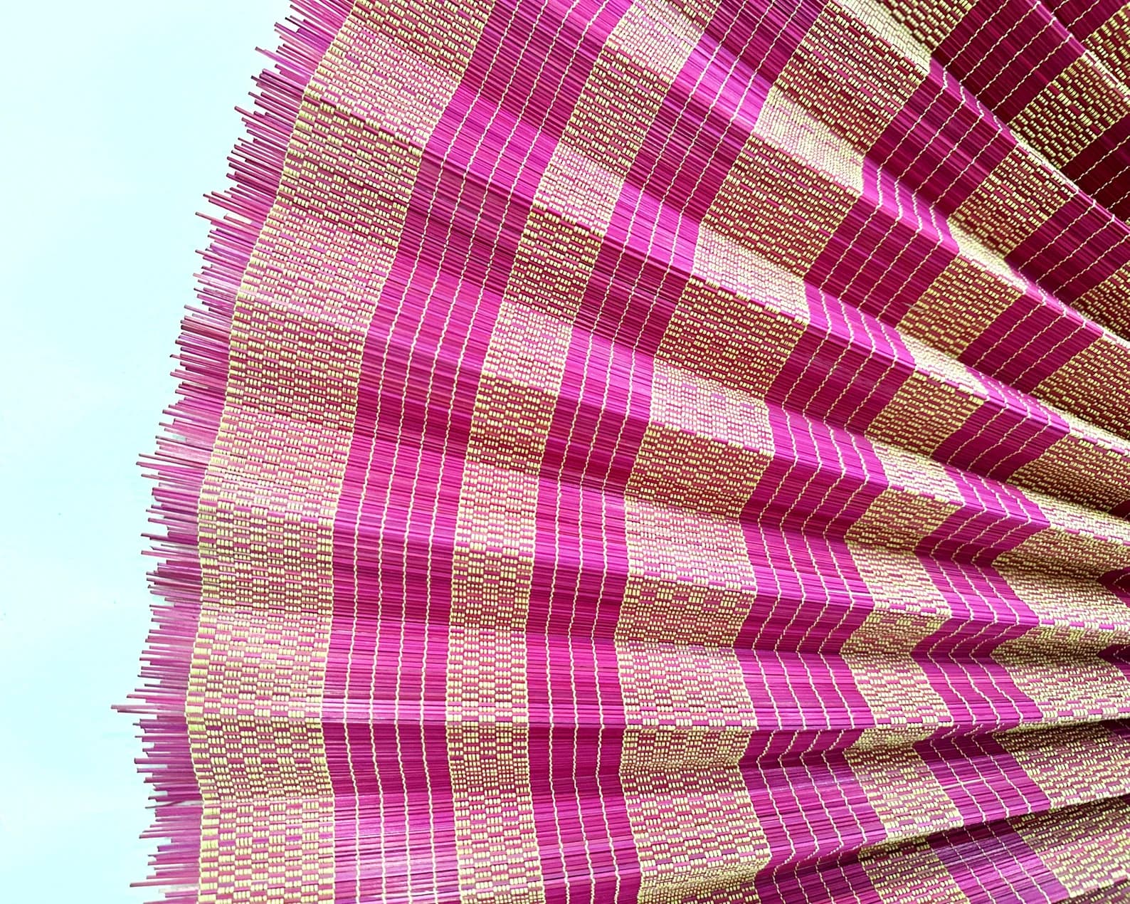 Wall Fan Decor, Bamboo Decorative Fans, Handcrafted Bamboo Fans, Boho Bamboo Wall Decor, Artisan Bamboo Fan Decor, Bamboo Fan ( Style 101 ) 7