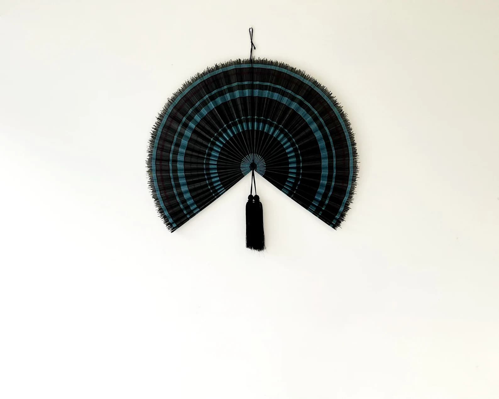 Wall Fan Decor, Bamboo Decorative Fans, Handcrafted Bamboo Fan, Boho Bamboo Wall Decor, Artisan Bamboo Fan Decor, Bamboo Fan ( Style Fan 30) 5