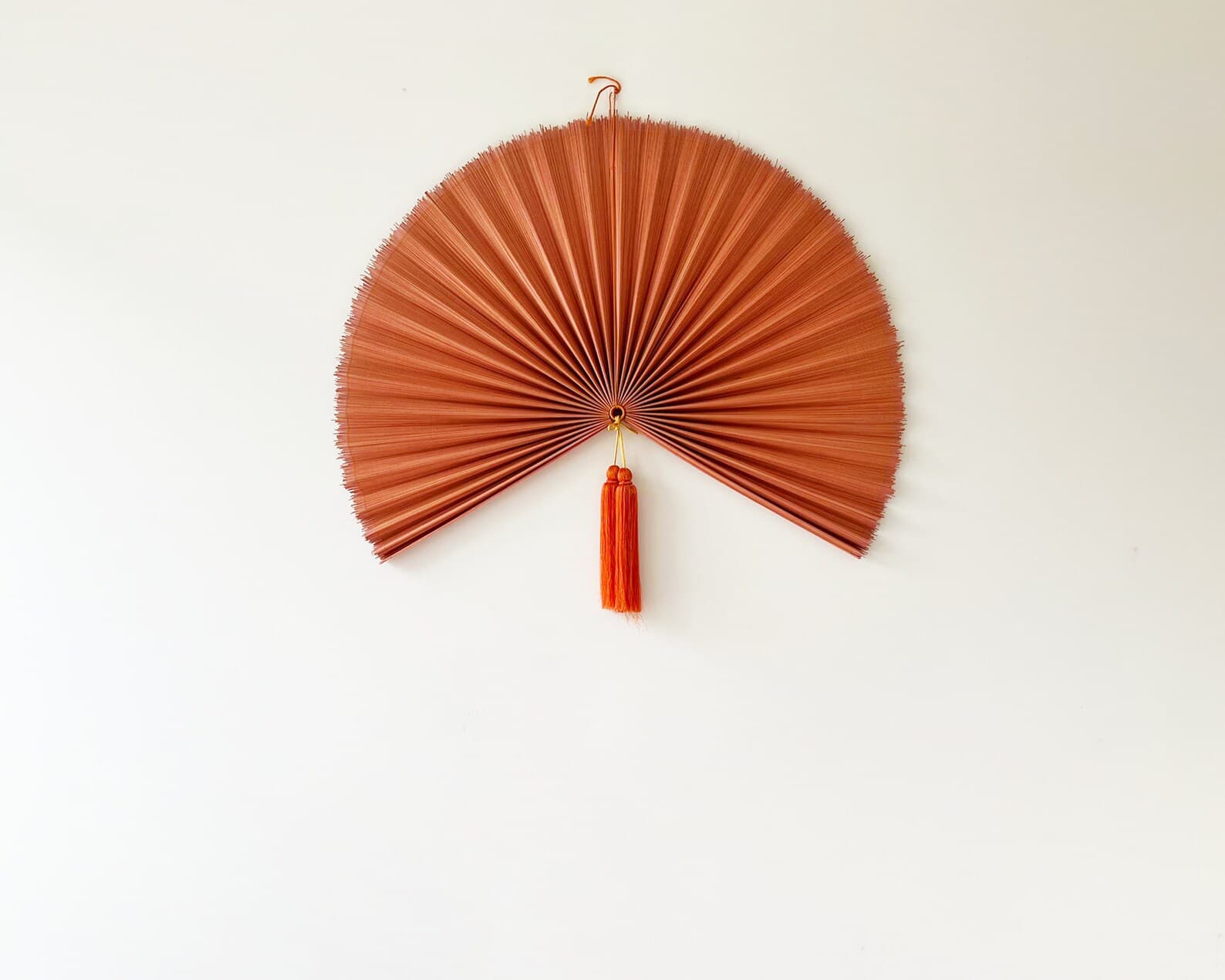 Wall Fan Decor, Bamboo Decorative Fans, Handcrafted Bamboo Fan, Boho Bamboo Wall Decor, Artisan Bamboo Fan Decor, Bamboo Fan ( Style Fan 36) 5