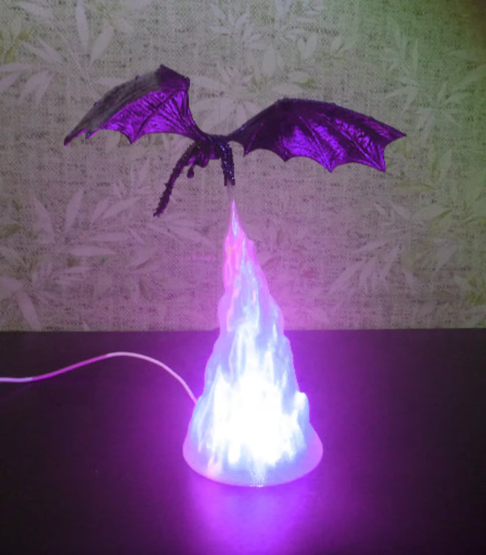 Color Changing Fire Breathing Dragon Lamp 5
