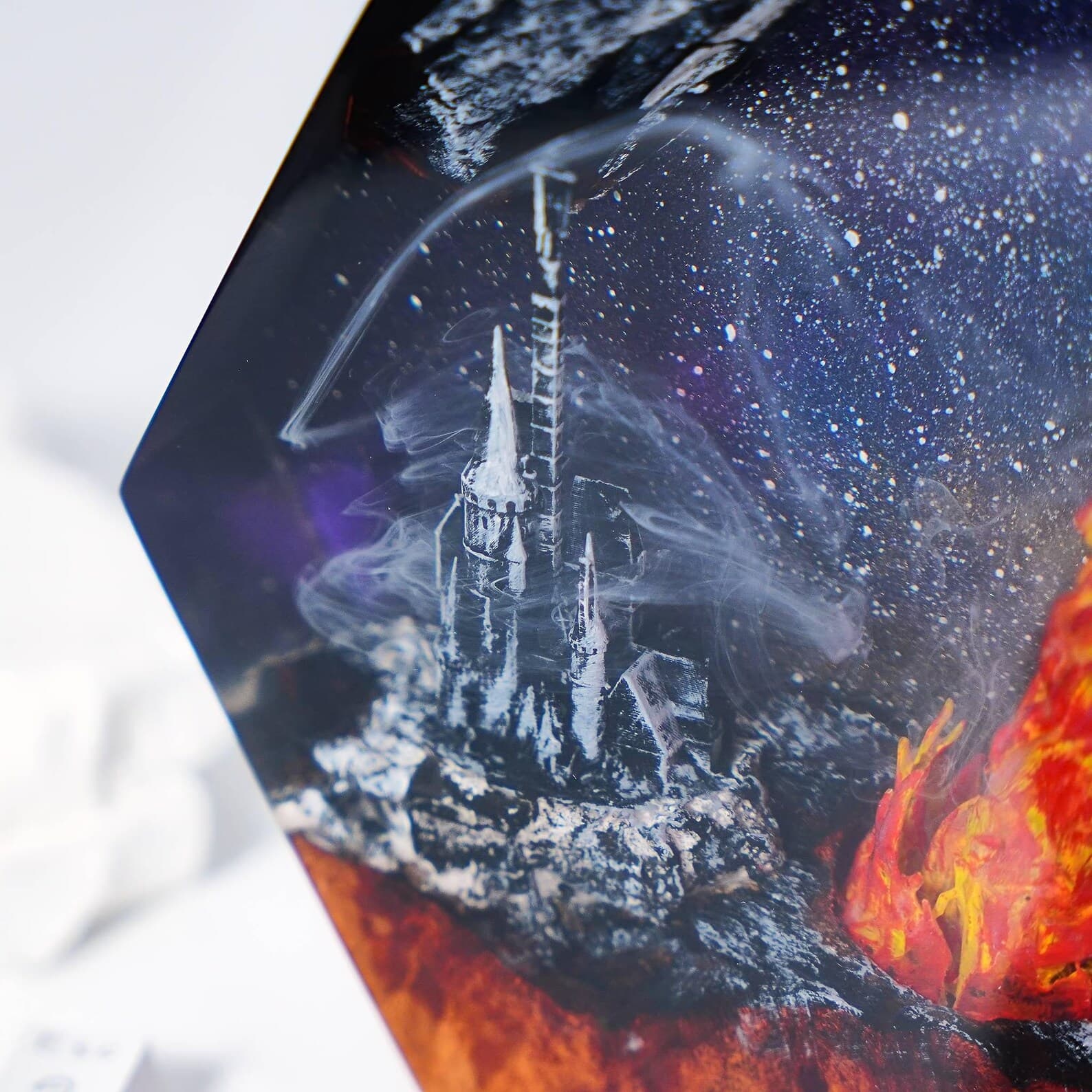 Dragon Resin Lamp, Handmade night Light gift, Unique Dragon Gift for Room Decor, Birthday gift for him, Gaming gift, Christmas Gift 13