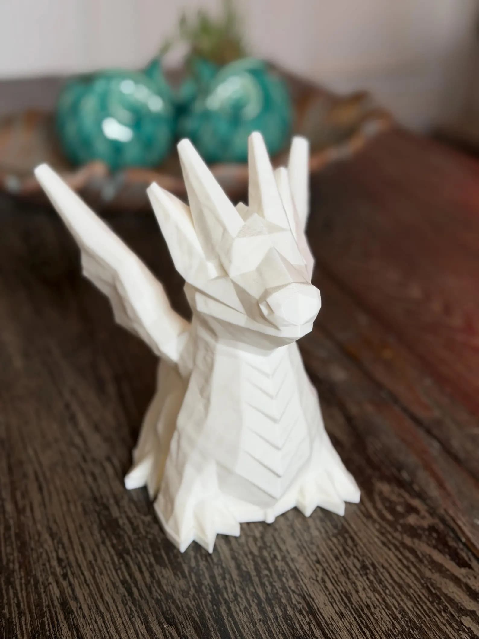 Low-Poly Dragon Lamp – 3D Printed LED Night Light 2