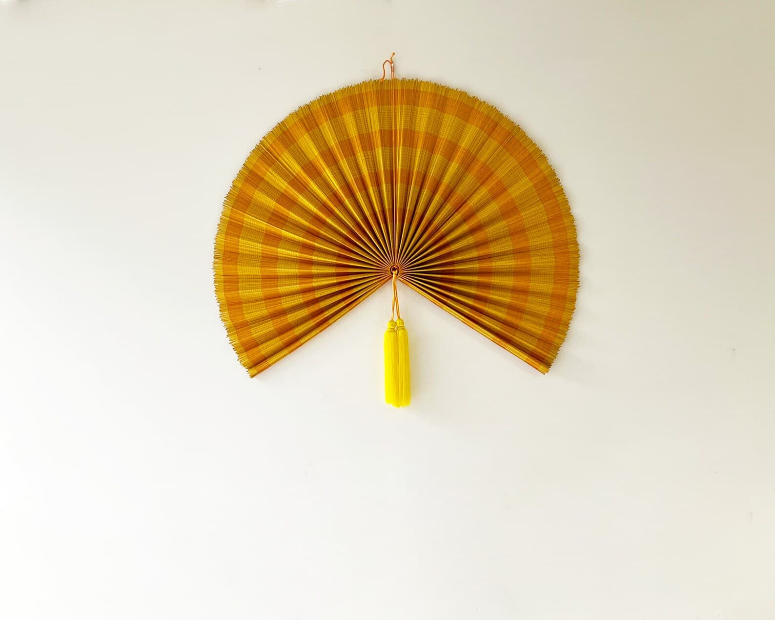Wall Fan Decor, Bamboo Decorative Fans, Handcrafted Bamboo Fan, Boho Bamboo Wall Decor, Artisan Bamboo Fan Decor, Bamboo Fan ( Style Fan 28) 5