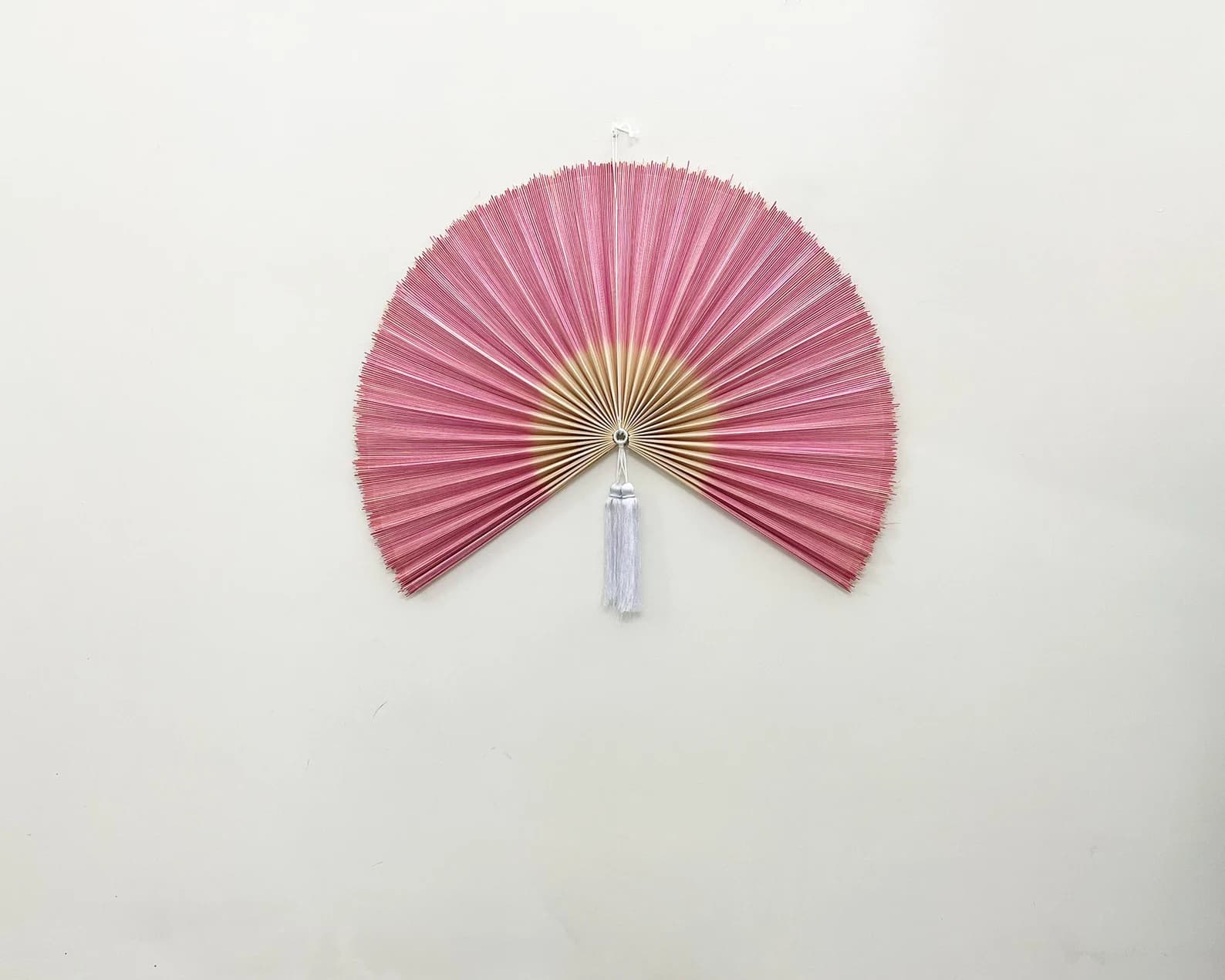 Wall Fan Decor, Bamboo Decorative Fans, Handcrafted Bamboo Fan, Boho Bamboo Wall Decor, Artisan Bamboo Fan Decor, Bamboo Fan ( Style Fan 68) 5