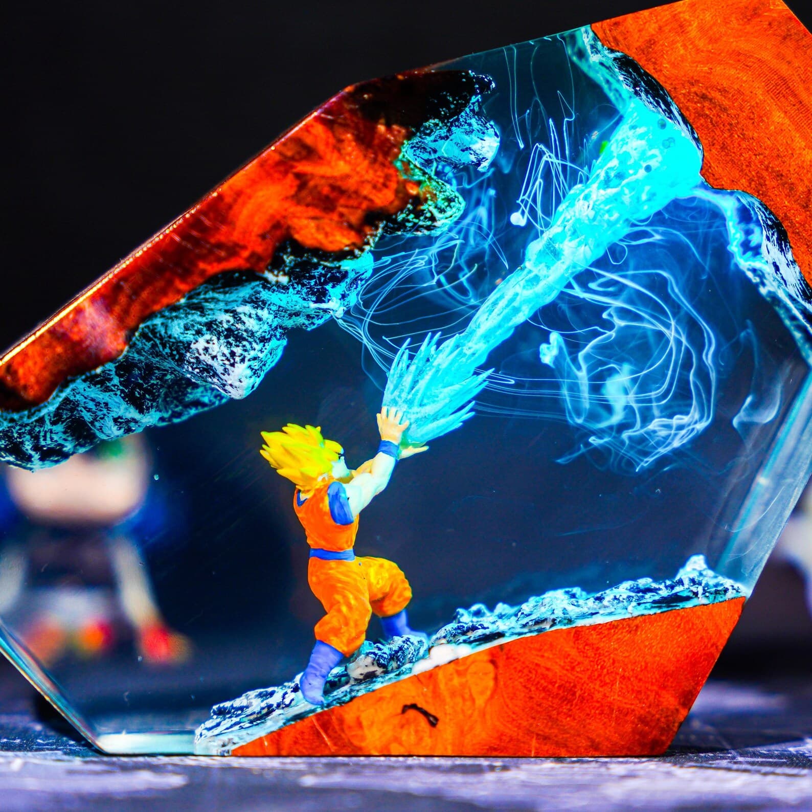 Super anime resin night light, anime resin lamp, Anime Characters Figure, valentine gift ideas for him, unique valentine gift 4