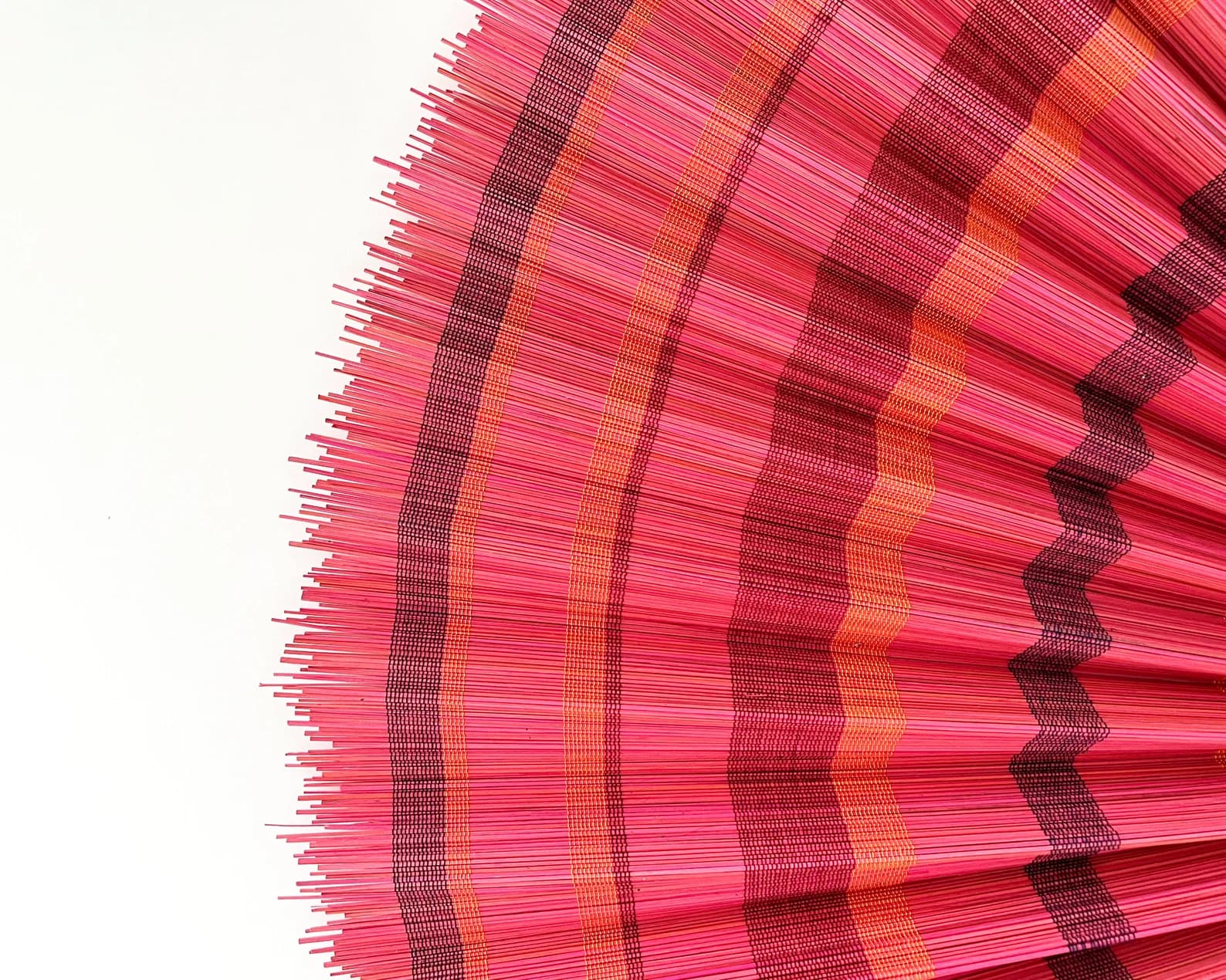 Wall Fan Decor, Bamboo Decorative Fans, Handcrafted Bamboo Fan, Boho Bamboo Wall Decor, Artisan Bamboo Fan Decor, Bamboo Fan ( Style Fan 38) 7