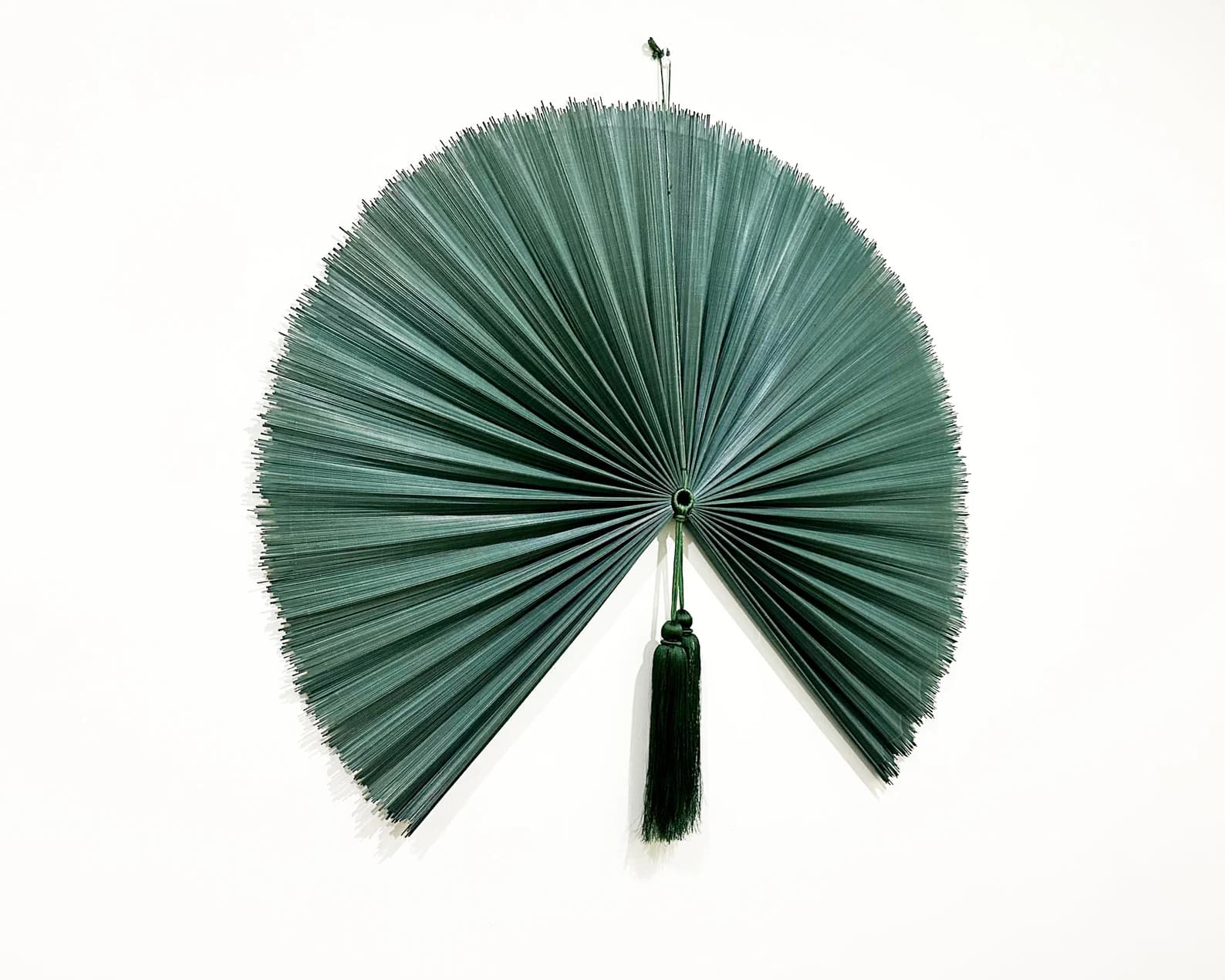 Wall Fan Decor, Bamboo Decorative Fans, Handcrafted Bamboo Fan, Boho Bamboo Wall Decor, Artisan Bamboo Fan Decor, Bamboo Fan ( Style Fan 93) 3