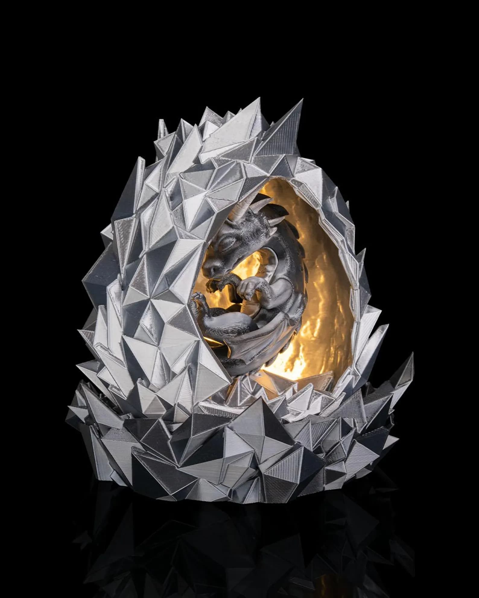 Dragon Egg Lamp – LED Baby Dragon Light for Fantasy Home Decor 8