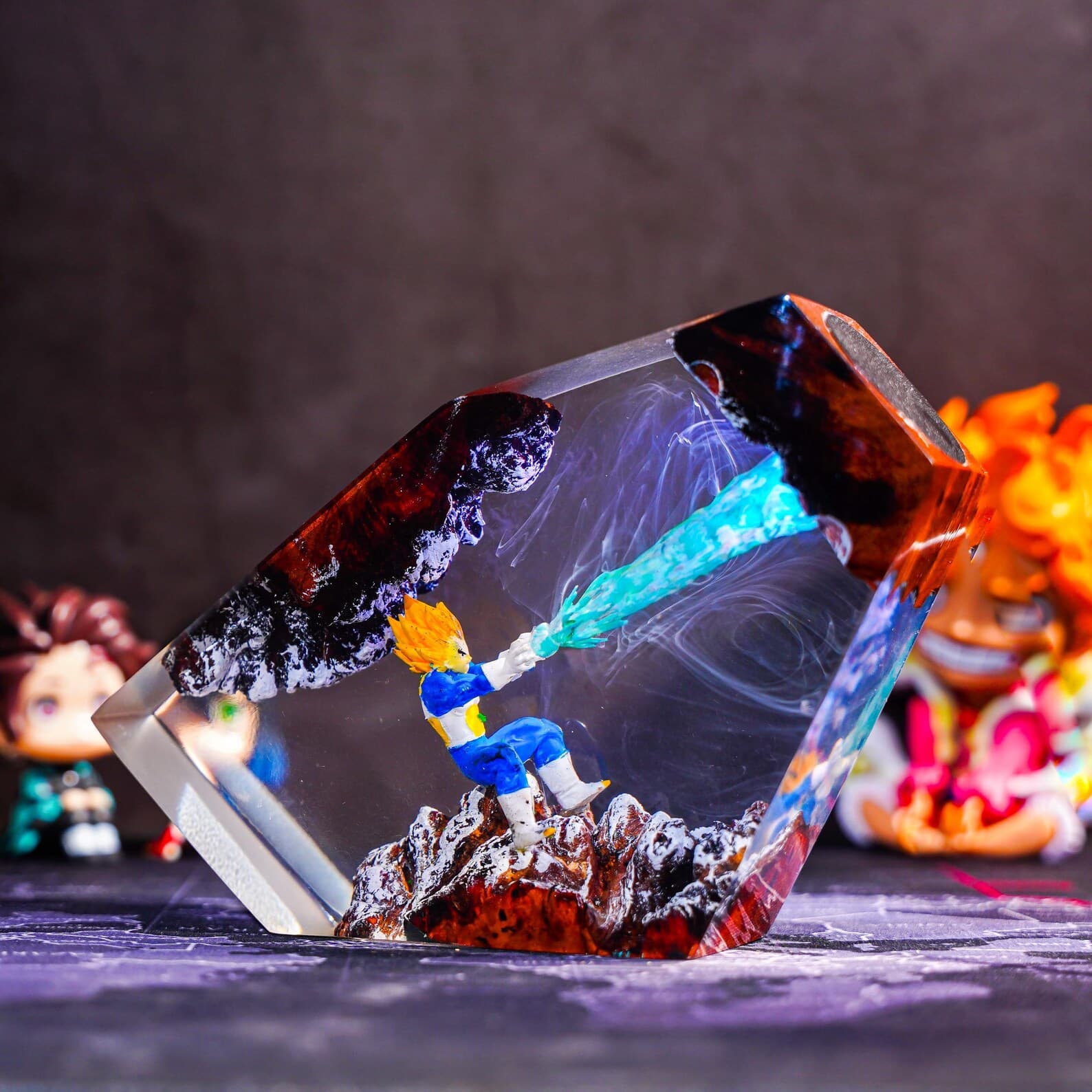 Super anime resin night light, anime resin lamp, Anime Characters Figure, valentine gift ideas for him, unique valentine gift 17