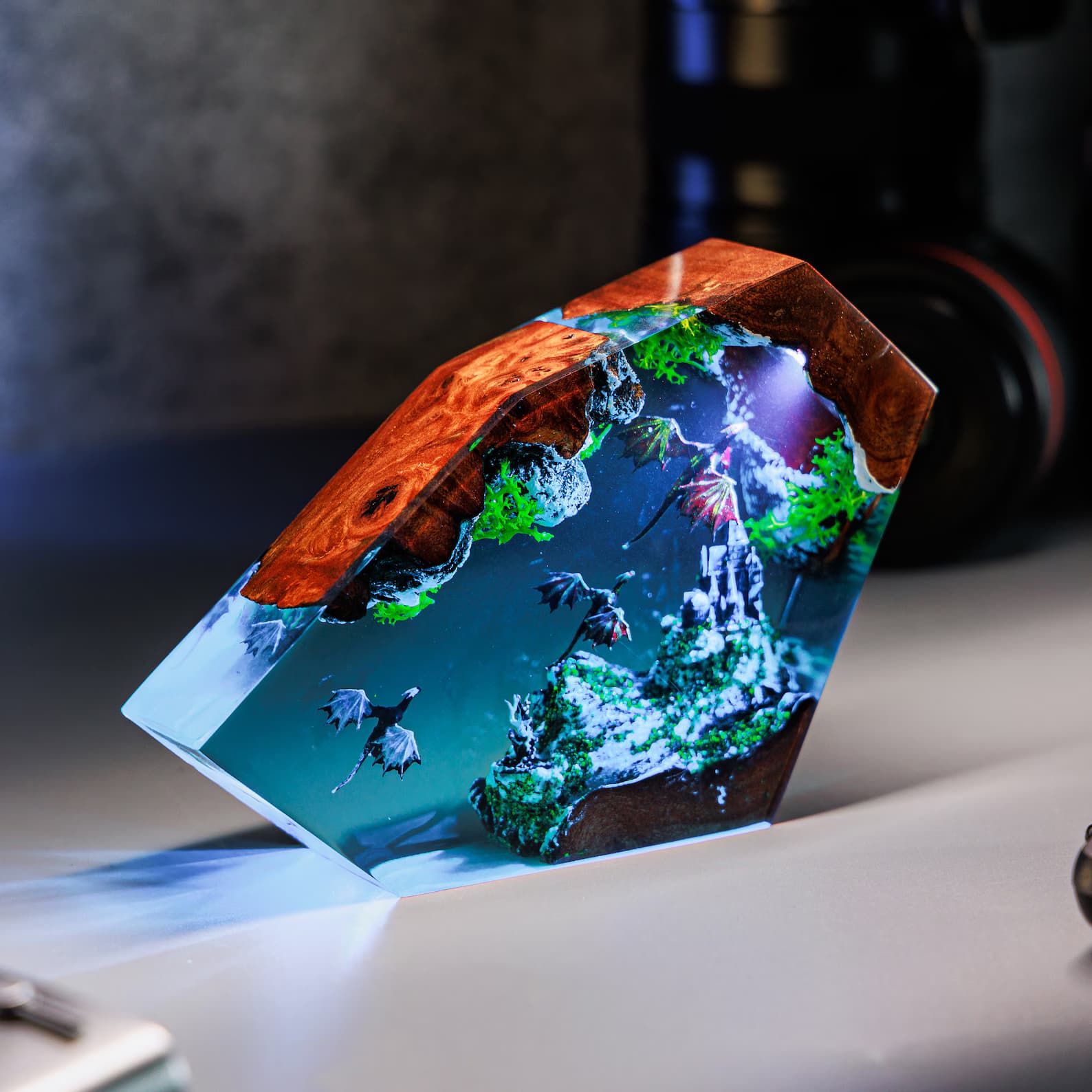 Tree of Life Dragon Mother LED Dark Legends Dragon Figurine 1