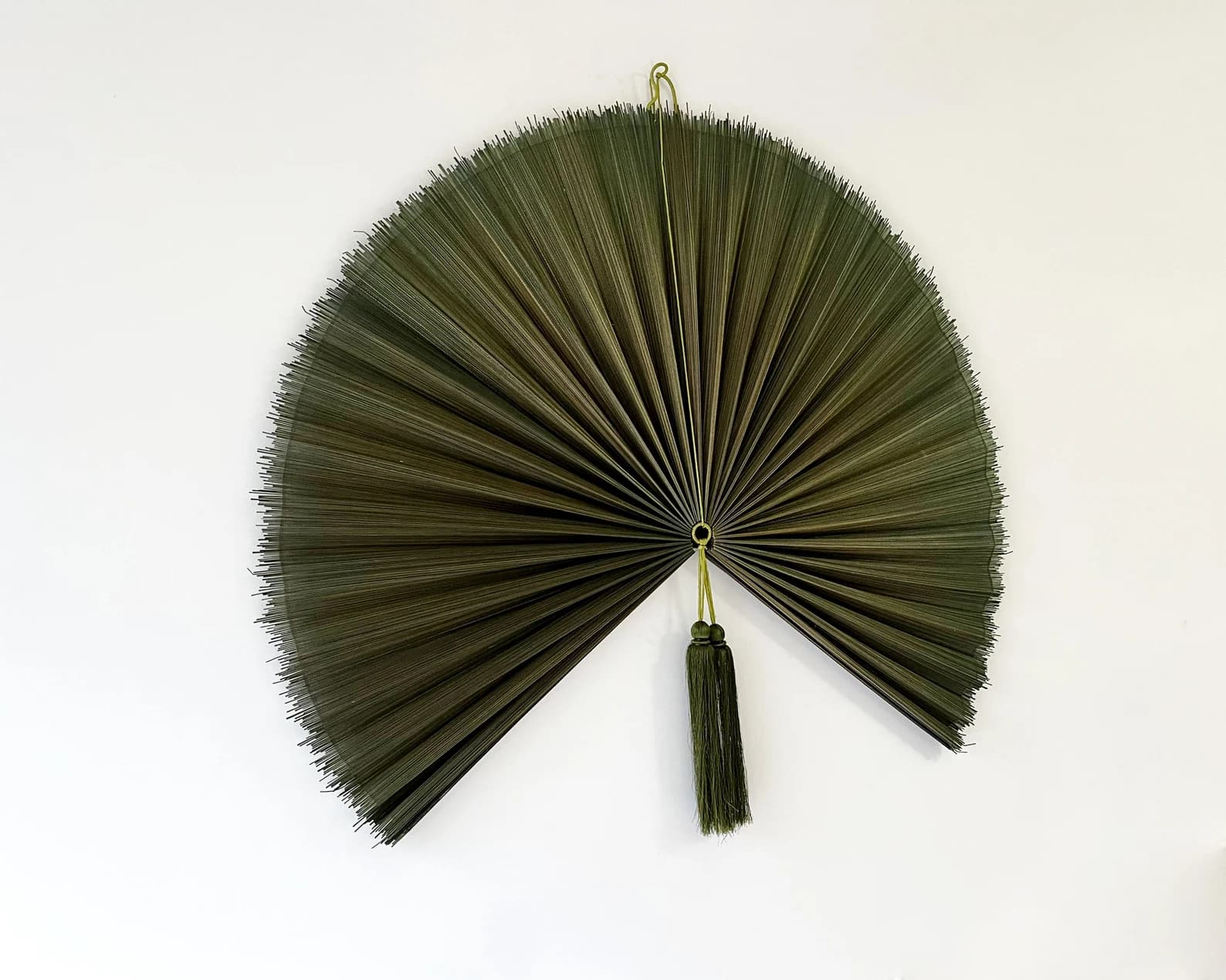 Wall Fan Decor, Bamboo Decorative Fans, Handcrafted Bamboo Fan, Boho Bamboo Wall Decor, Artisan Bamboo Fan Decor, Bamboo Fan ( Style Fan 01) 3