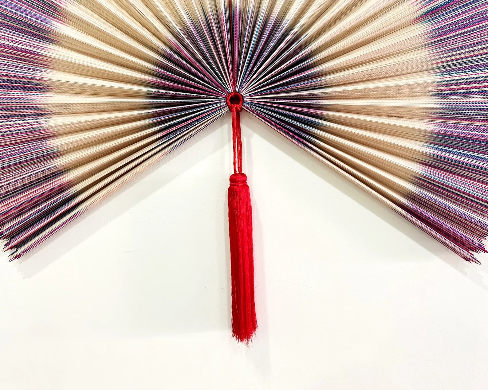 Wall Fan Decor, Bamboo Decorative Fans, Handcrafted Bamboo Fan, Boho Bamboo Wall Decor, Artisan Bamboo Fan Decor, Bamboo Fan ( Style Fan 90) 9