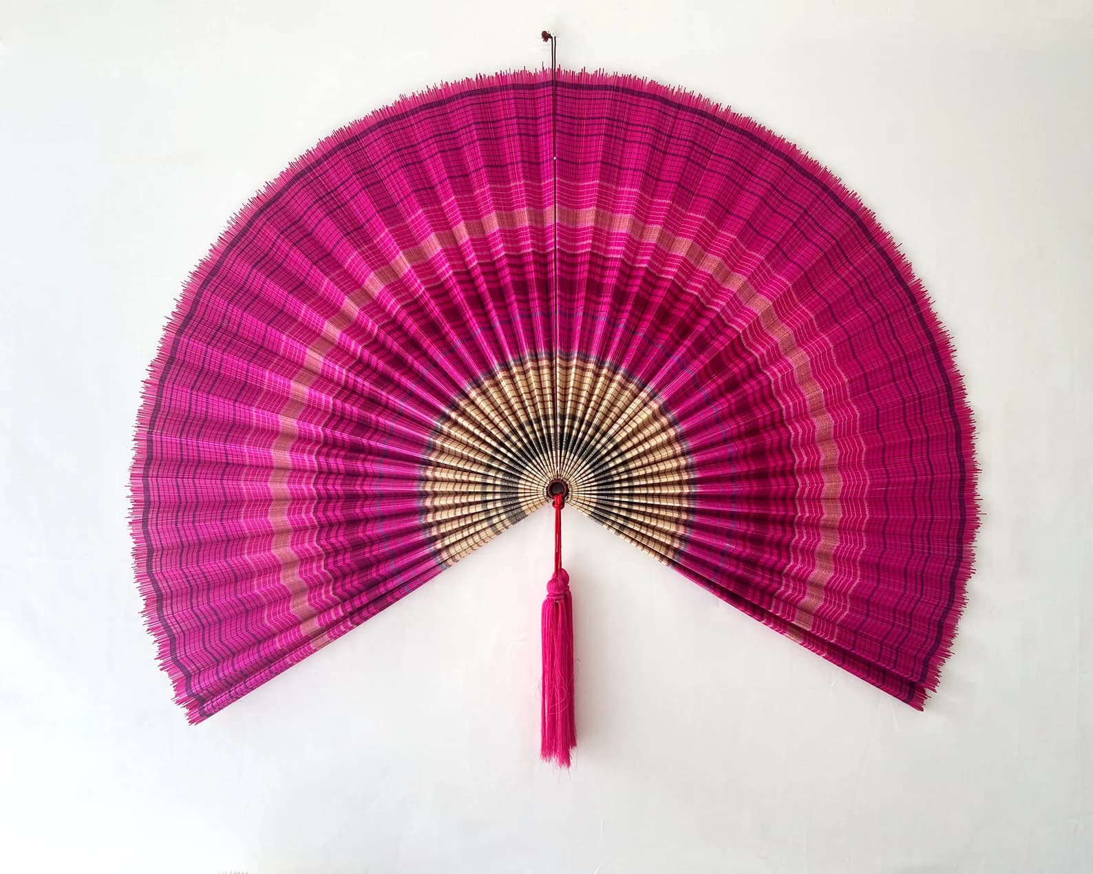 Bamboo Decorative Fans, Handcrafted Bamboo Fan, Boho Bamboo Wall Decor, Artisan Bamboo Fan Decor, Bamboo Fan, Wall Fan Decor ( Style Fan 72)