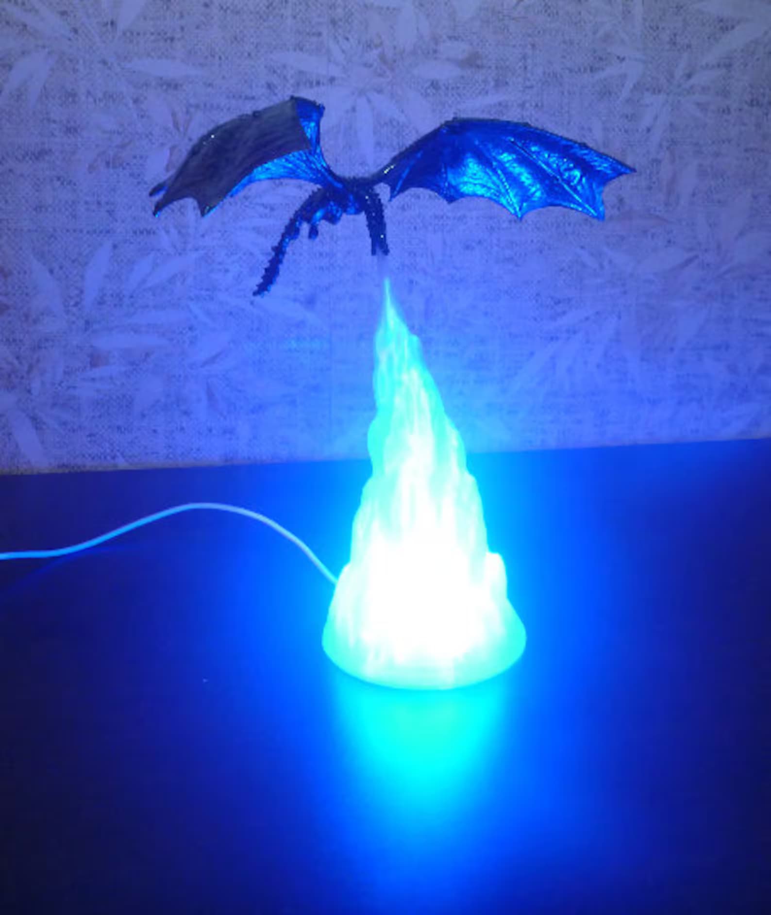 Color Changing Fire Breathing Dragon Lamp 3